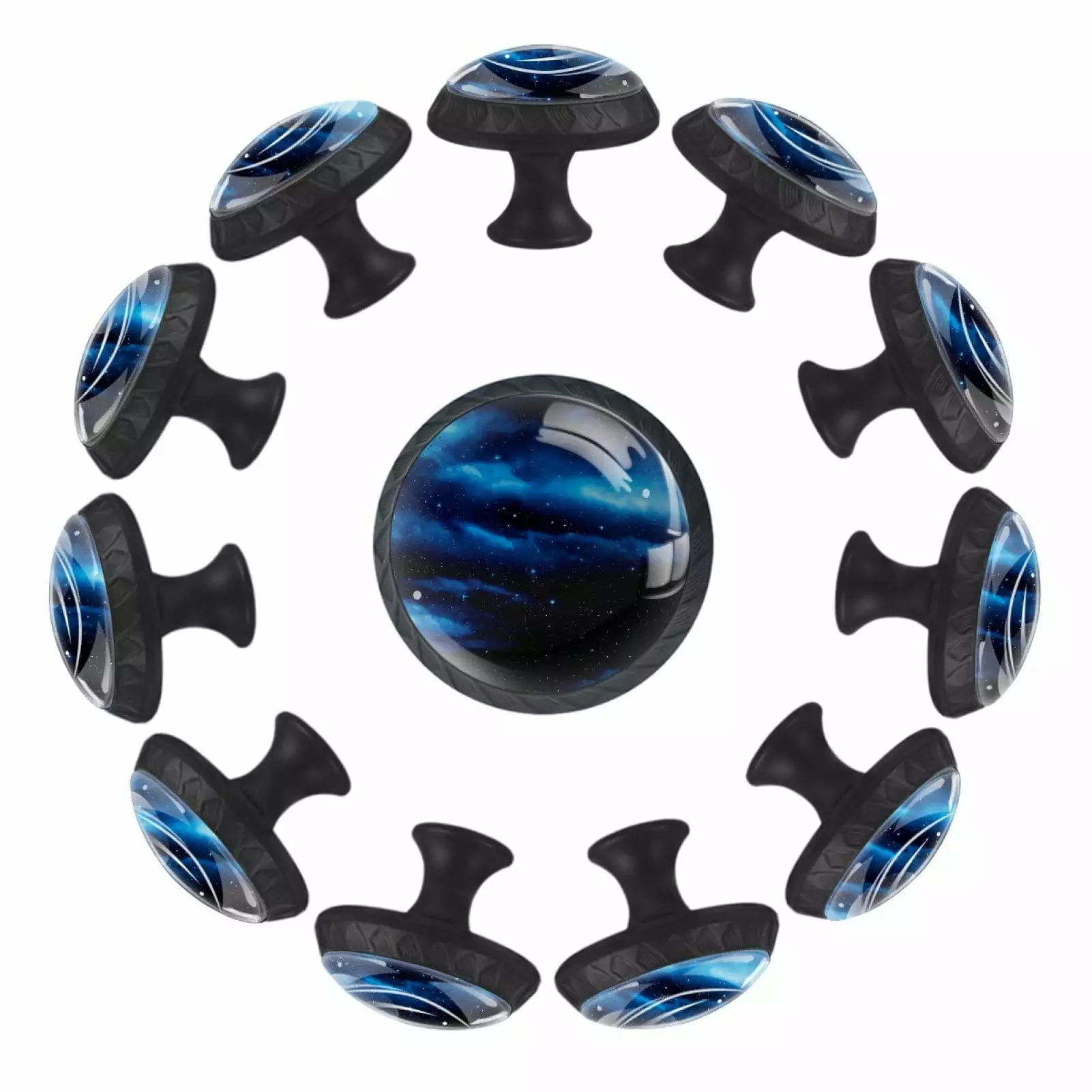 12 Pack Star Sky Cabinet Knobs Closet Door Knobs Kitchen Drawer Pulls Dresser Knobs TFCOCFT