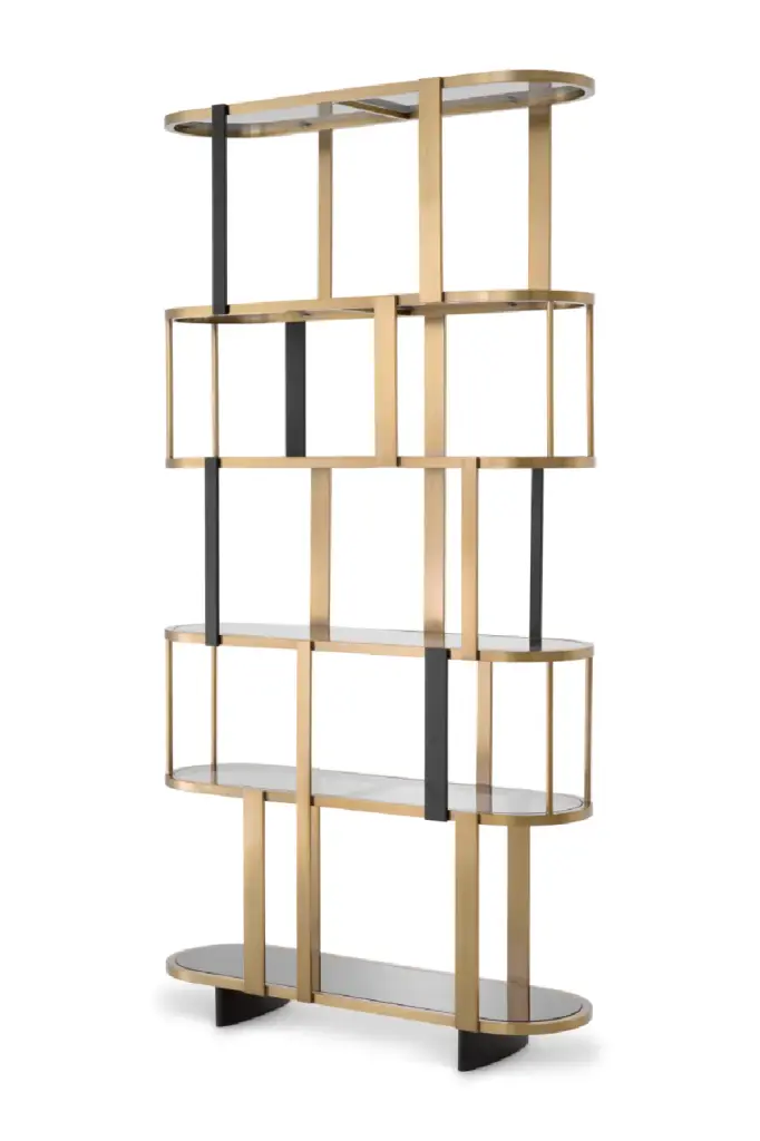 Eichholtz Clio Antique Brass Modern Cabinet