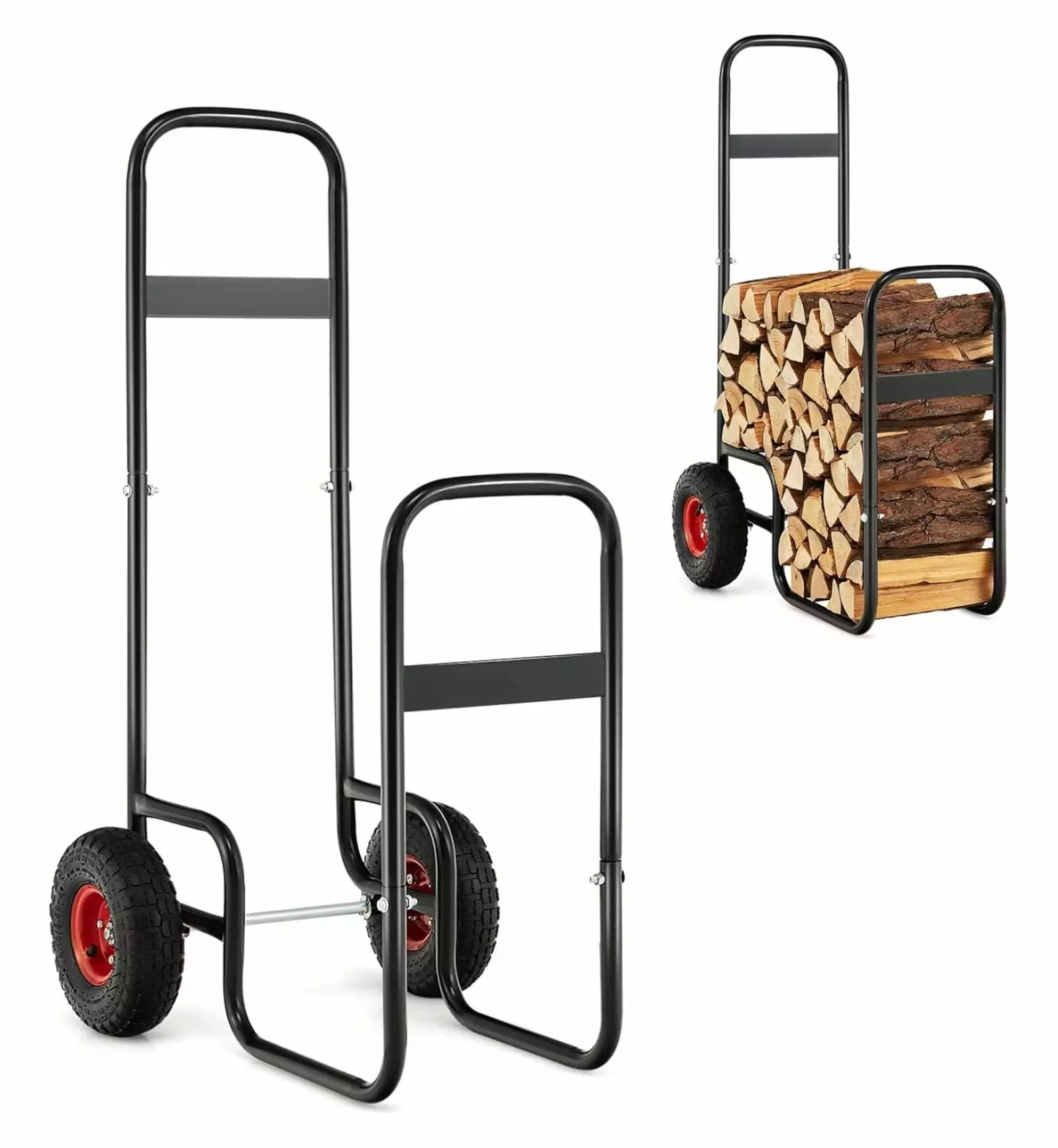 ZHANGHU 360 Adjustable Swivel Campfire Grill 2in1 Heavy Duty Charcoal BBQ