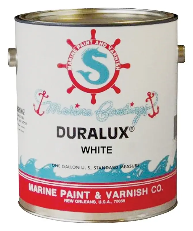 Duralux M720-1 Marine Enamel, Gloss, Alabaster, 1 gal Can