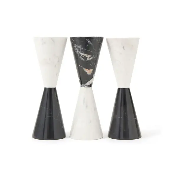 Bond Marble Candle Holder - Chalk | Outlet