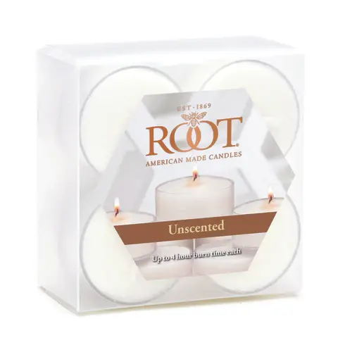 Unscented Beeswax Tealight Candles - Adjust 8
