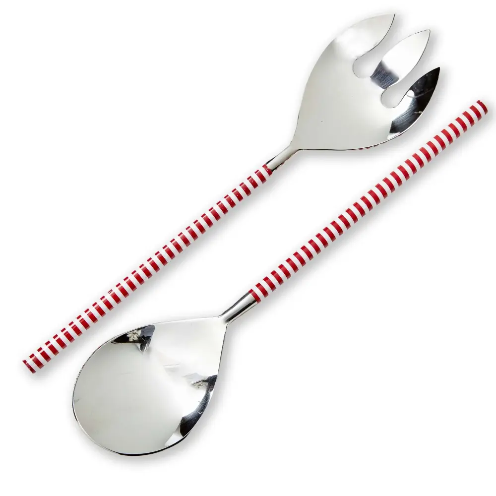 Candy Stripe Serving Utensil Place 2 - 9 x 13 Inch