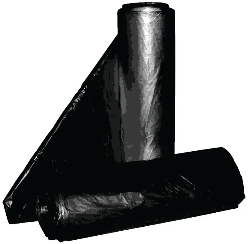 ALUF Plastics RL Series RL-2423H Can Liner, 7 to 10 gal, Repro Blend, Jet-black Compatible All Stovetops