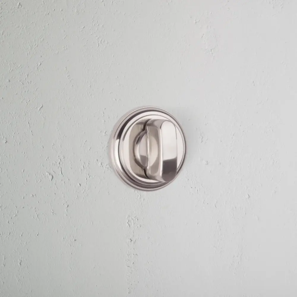 Canning Thumbturn – Reflective Nickel Sapphire Blue