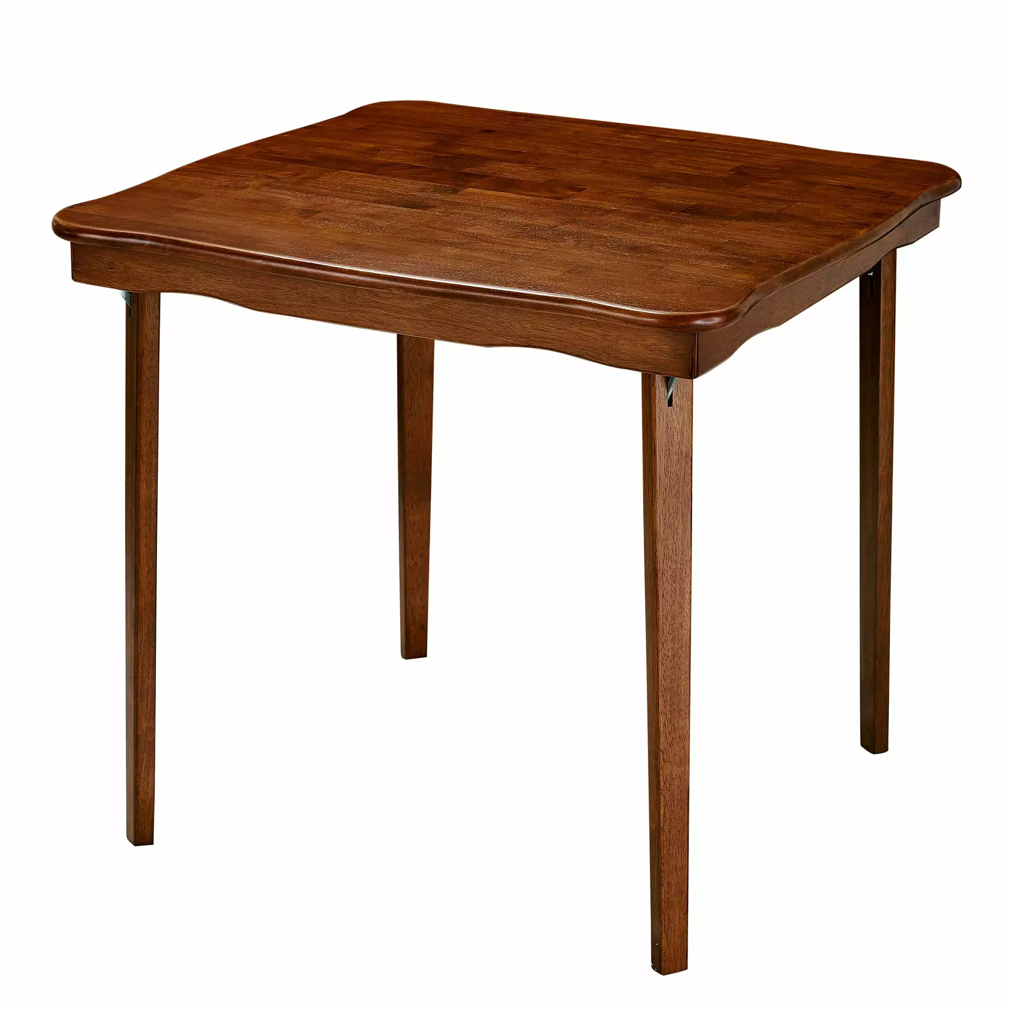 Stakmore Scalloped Edge Folding Card Table Home and Game Room