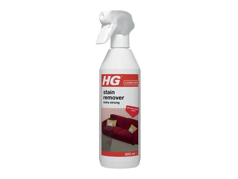 Professional Grade HG Stain Remover Extra Tough, Carpet & Upholstery Stain Spray 500 ml + HG carpet cleaner 1L