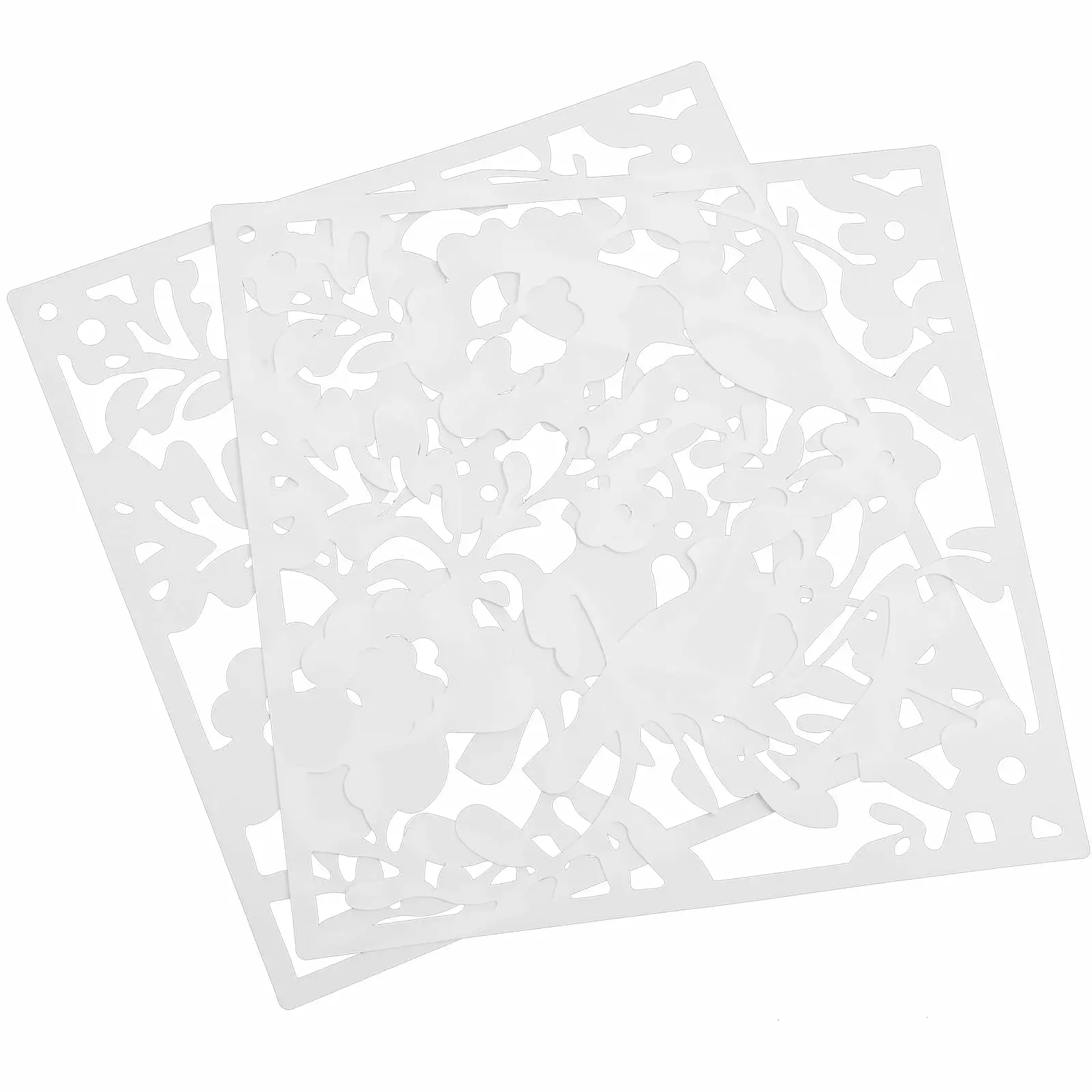 2pcs Carved Hanging Room Dividers Hollowed Pattern Hanging Room Panel Dividers Delicioc