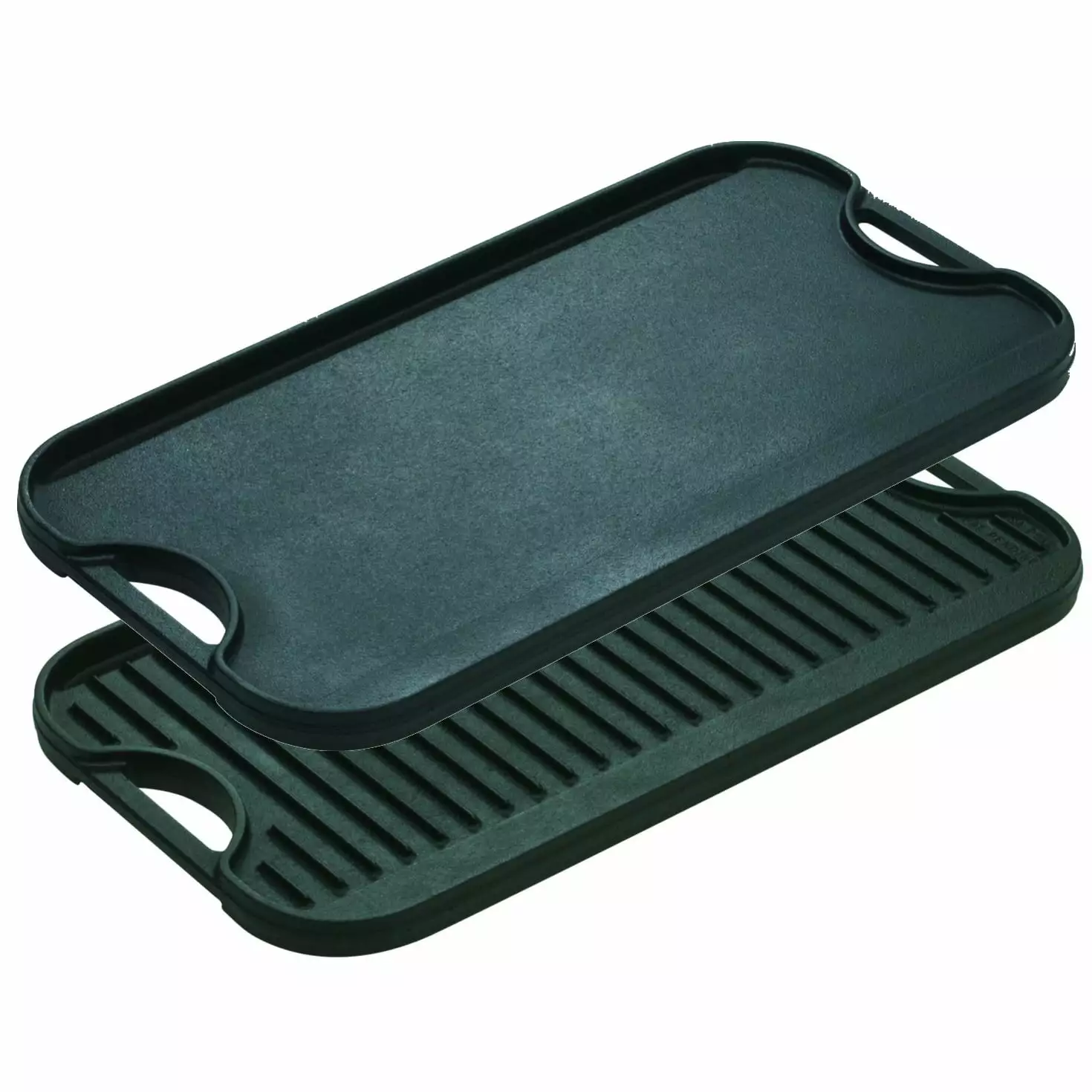 Lodge Cast Iron Seasoned Pro Grid Reversible Grill Griddle Indoor Outdoor Cooking