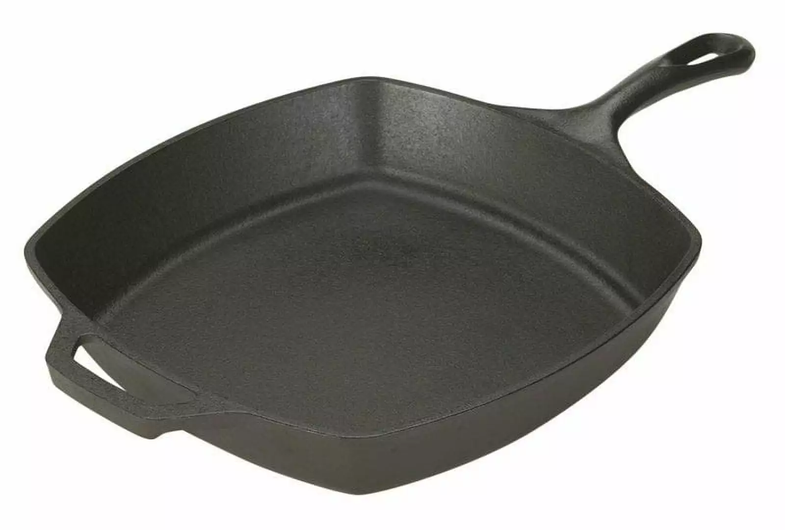 Lodge Cast Iron Logic L8SQ3 Pre-Seasoned Cast Iron Square Skillet 10.5 Inch