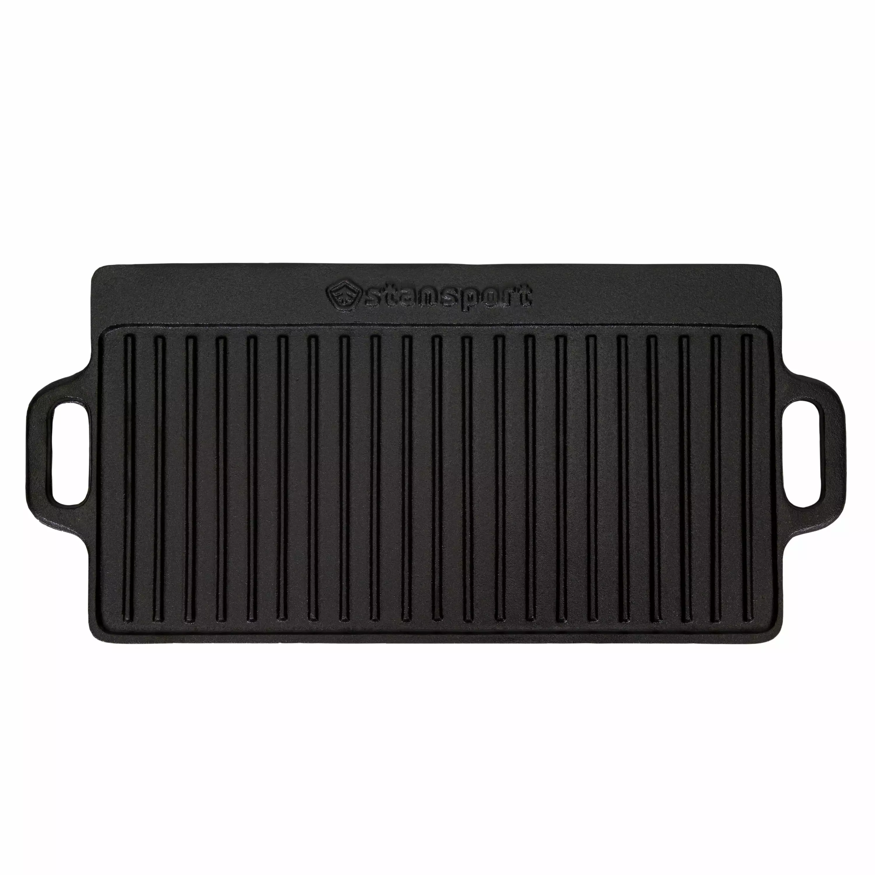 Stansport Pre-Seasoned Cast Iron Griddle Reversible Cooking Surface