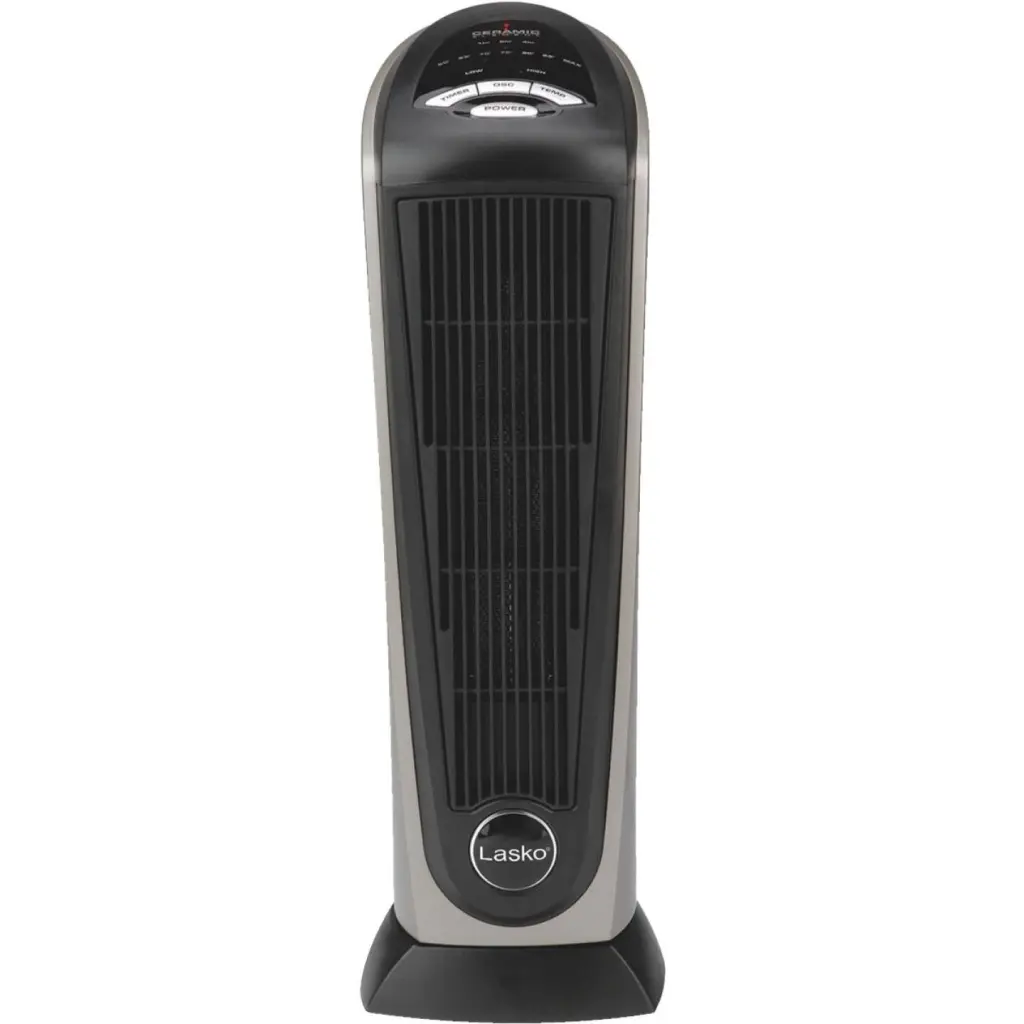 Lasko 1500-Watt 120-Volt Tower Ceramic Space Heater Adjustable Thermostat