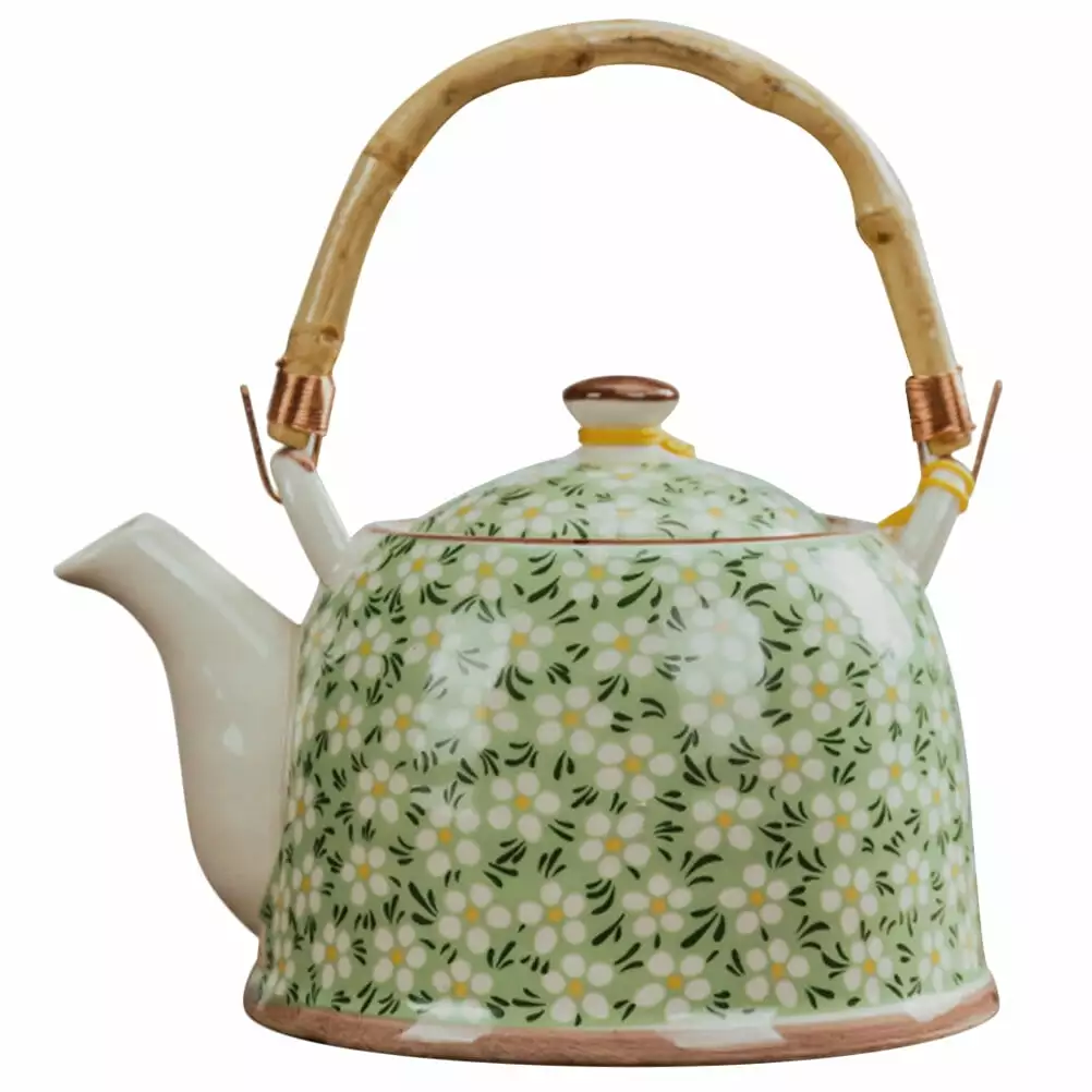 Miniature Ceramic Teapot Decoration Electric Kettle Camping Stove and Home Use