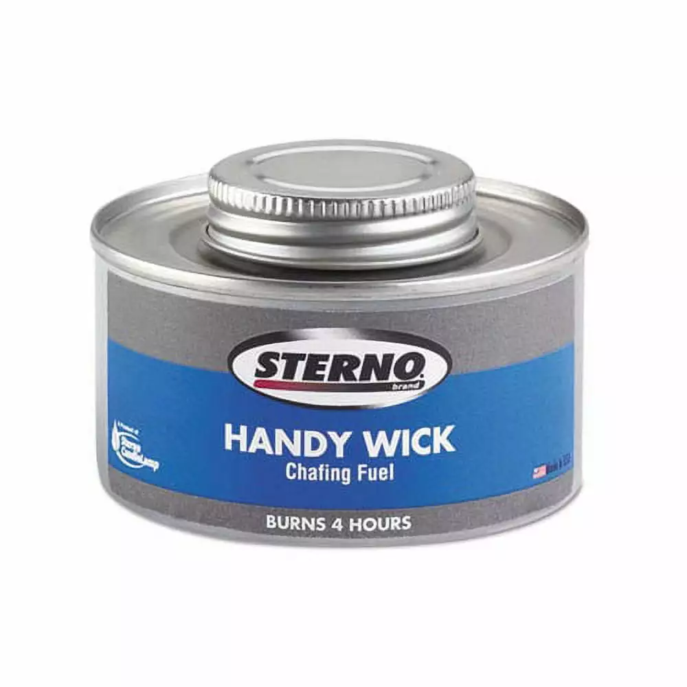 Handy Wick Chafing Fuel Can Methanol Four-Hour Burn 24 Carton