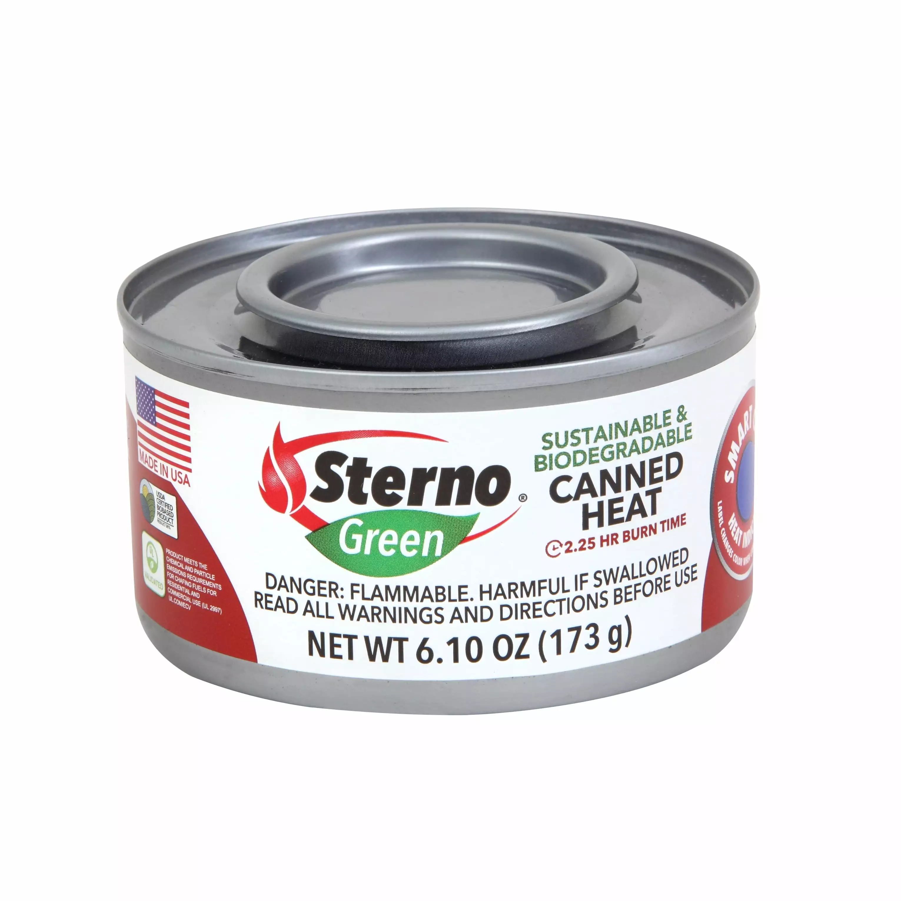 Sterno 2.25 Hour Canned Heat Ethanol Gel Chafing Fuel USDA Certified Bio-Based 6.1oz