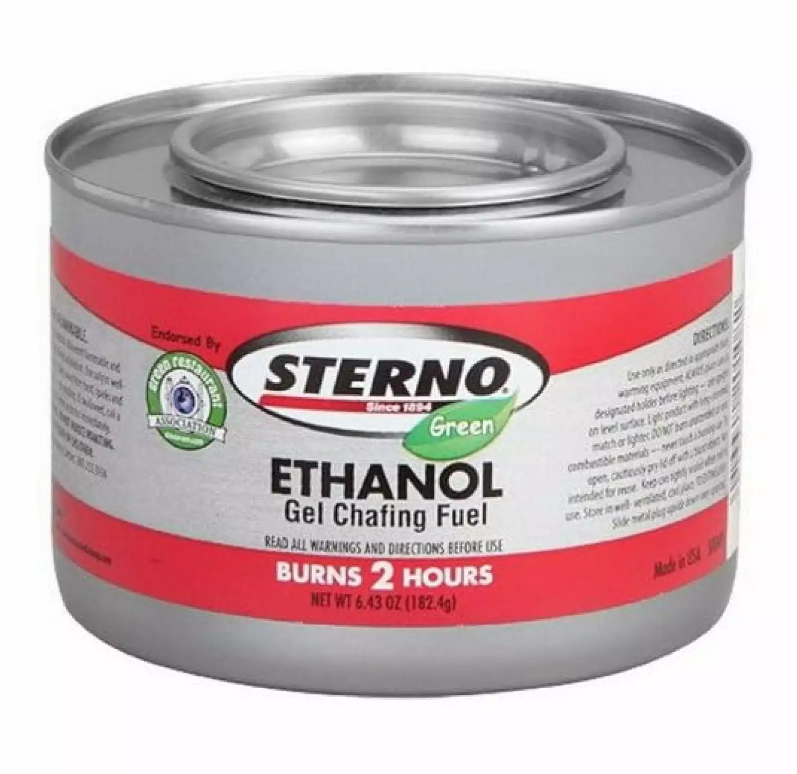 Sterno Candle Lamp Power Heat Plus 2 hr Chafing Fuel Green 24 Case Catering