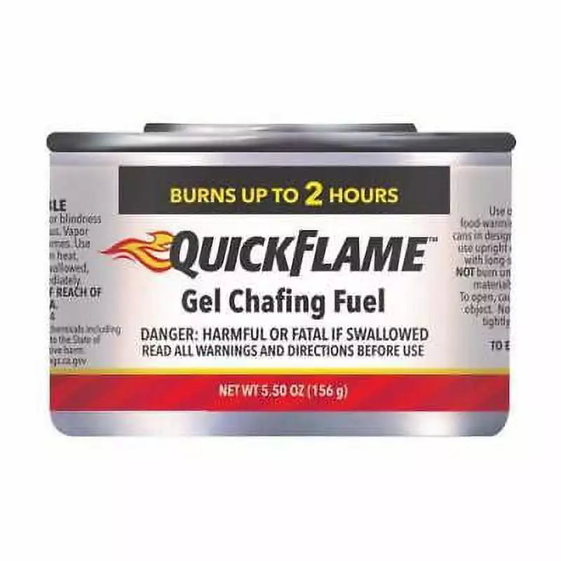 Sterno Quick Flame Chafing Fuel Steel 5.5 oz 10 Pack