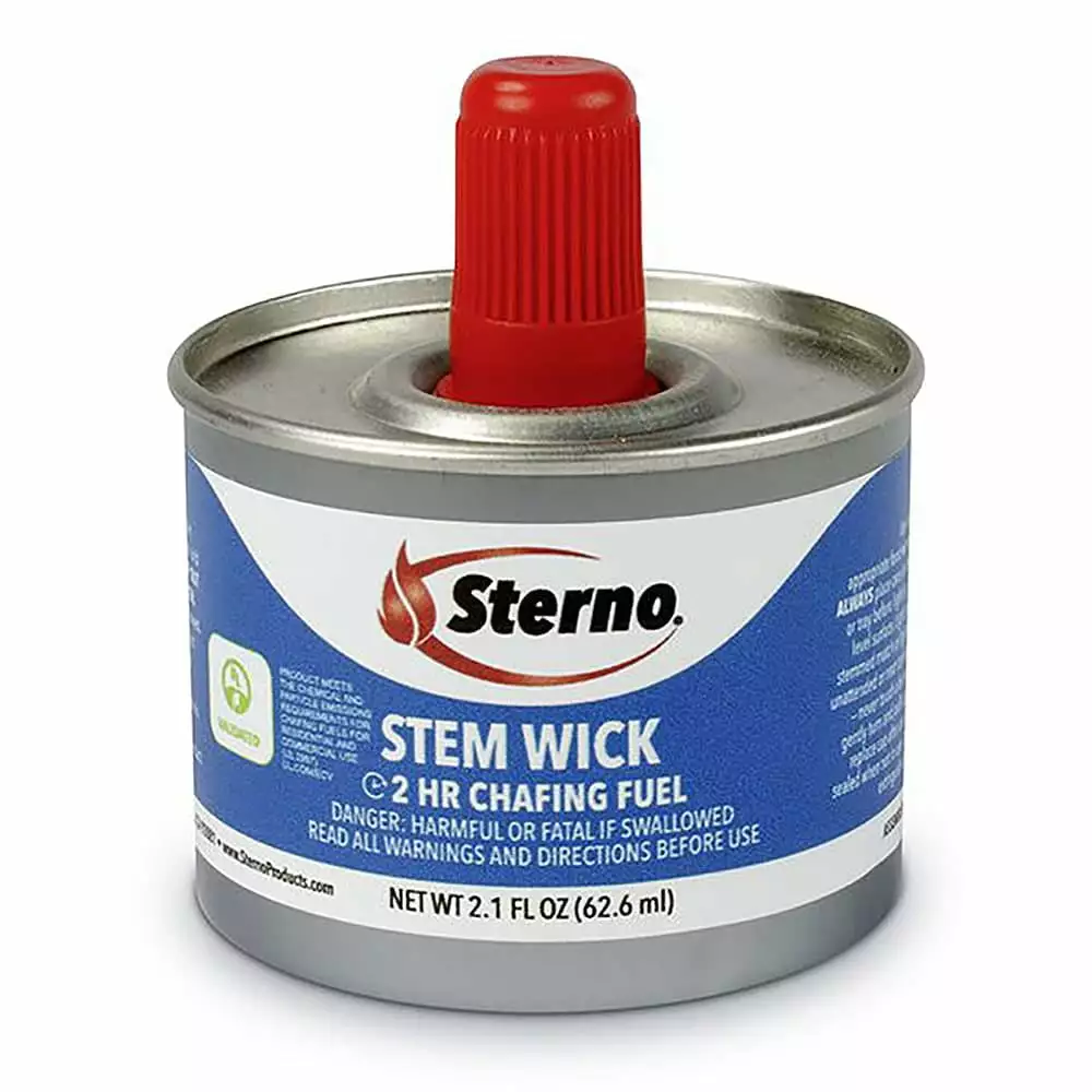 Sterno Stem Wick 2 Hour Chafing Fuel 24 Count Case Food Warmers