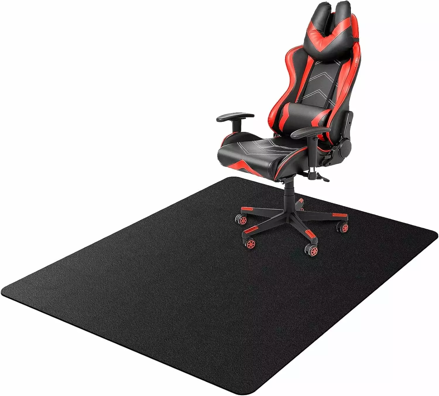 LVLSIO Gaming Chair Mat 47x39 Inches Anti-Slip Polyethylene Floor Protector
