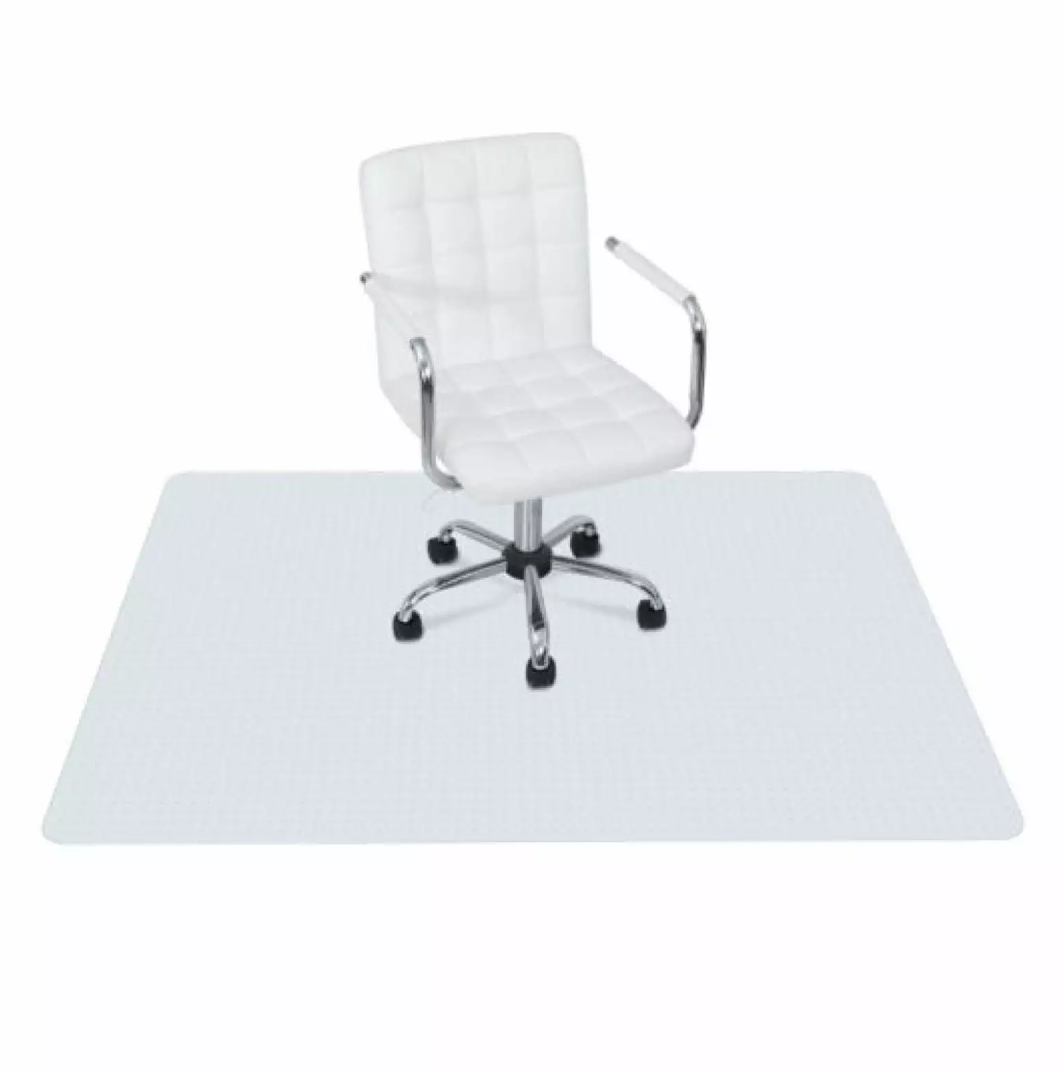 60 Inch PVC Chair Mat Carpet Anti-Slip Floor Protection Mat Office Home Use saney
