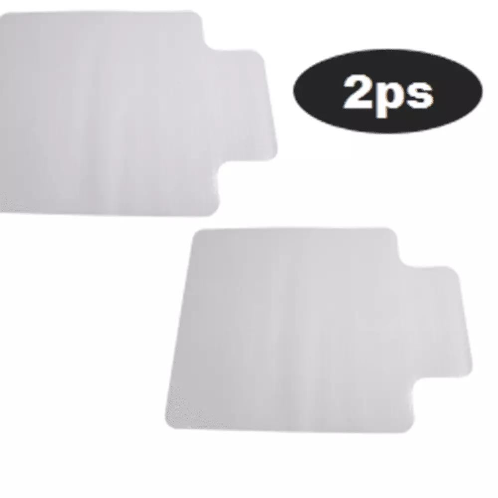 Veryke 2 Pack Office Chair Mat Carpets 47x35 Desk Chair Mat Clear Studded Matte