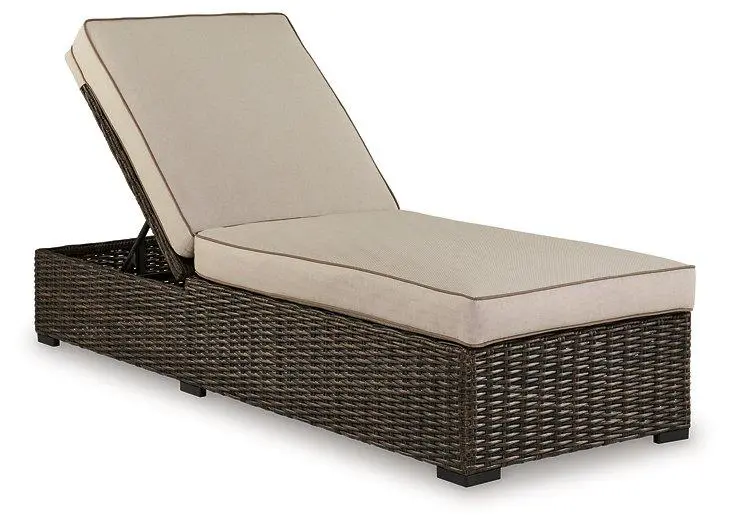 Coastline Bay Outdoor Chaise Lounge Cushion Weather-Resistant Patio Furniture