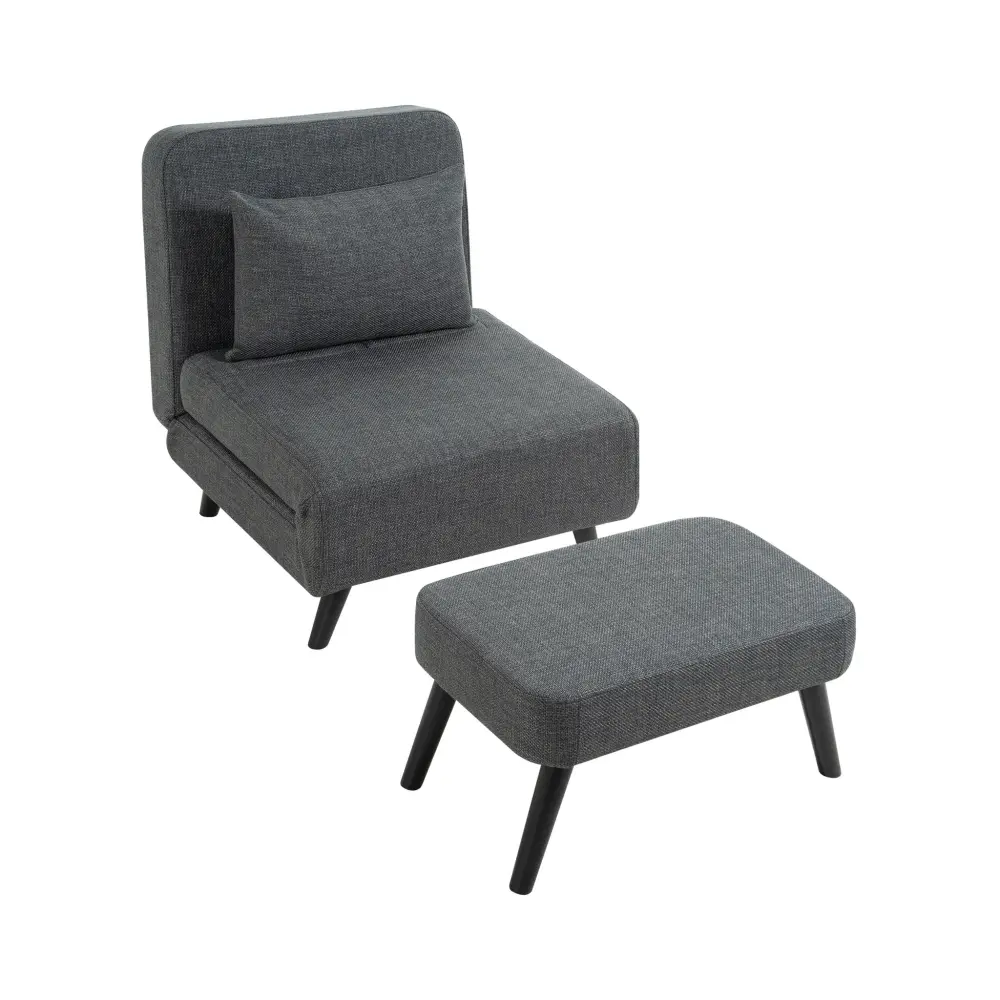 3 1 Foldable Chaise Lounge Flexible Backrest