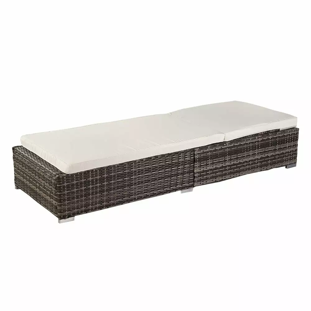Outdoor Leisure Rattan Furniture Pool Bed Chaise Single Sheet Chaise Keyboarant