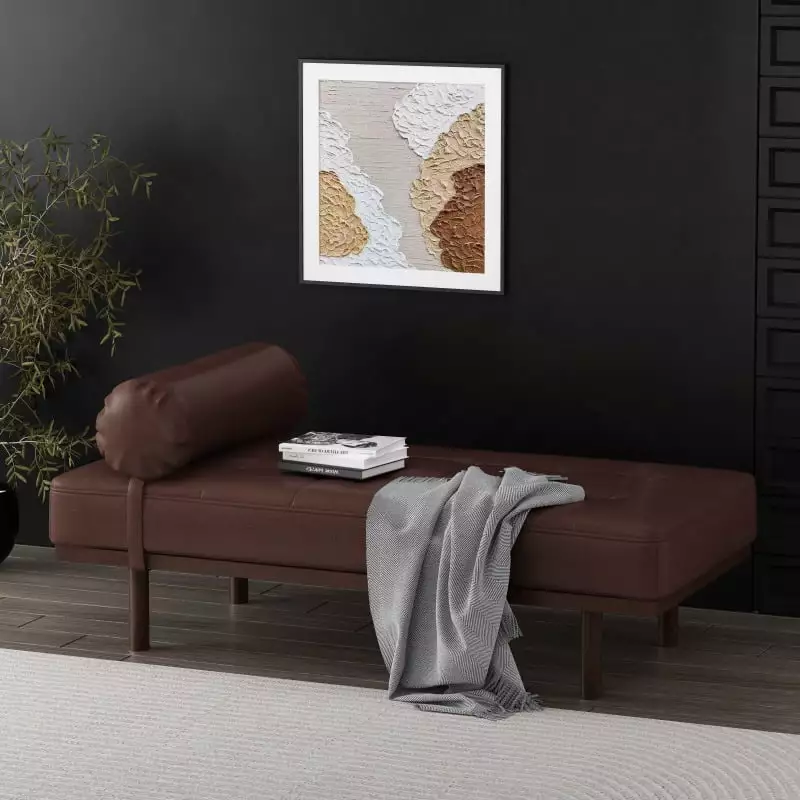 CHAISE LOUNGE Modern Living Room Accent Chair Chaise NOBRAND