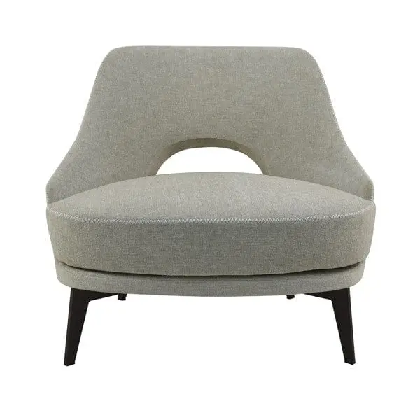 Premium Upholstered Verna Lounge Chair - Cream