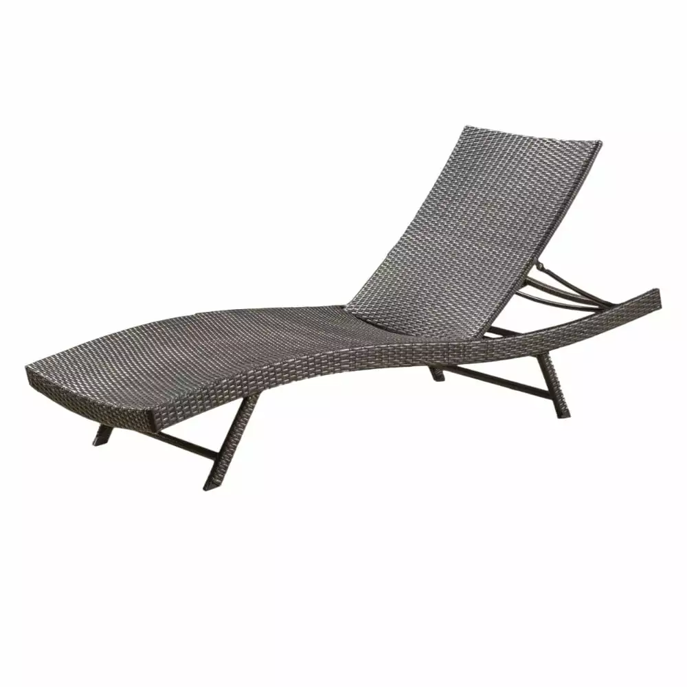 KAUAI PE WICKER CHAISE Outdoor Indoor Rattan Style Lounge Chair Chaise YRWL