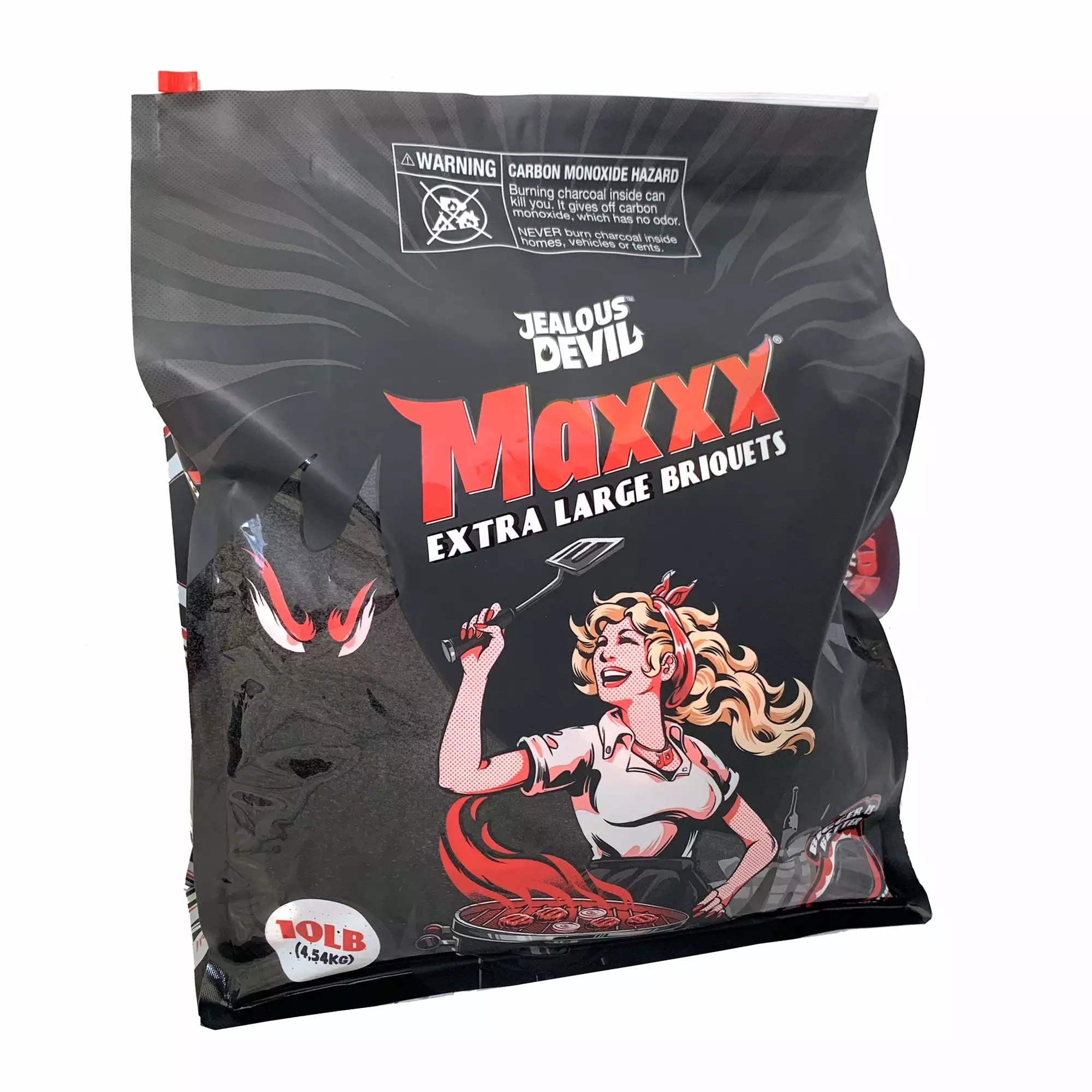 Jealous Devil Max XL 10 lbs All Natural Hardwood Charcoal Pillow Briquets