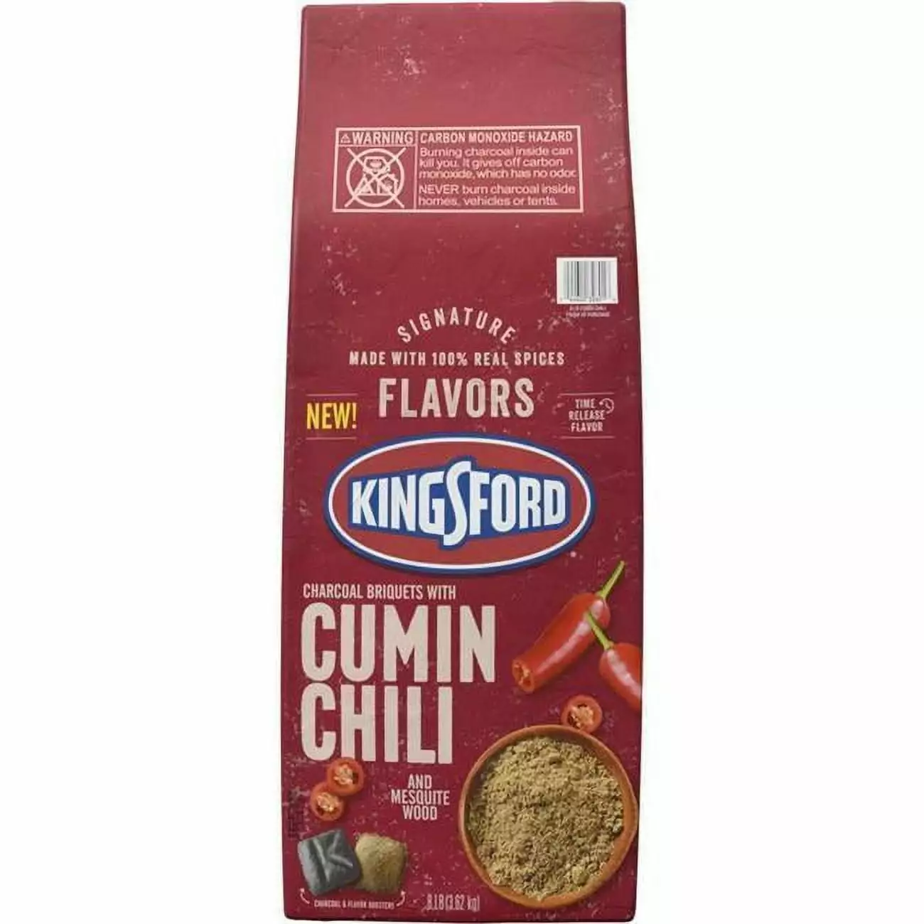 Kingsford 8 lbs Signature Flavors Briquets Chili Cumin Mesquite
