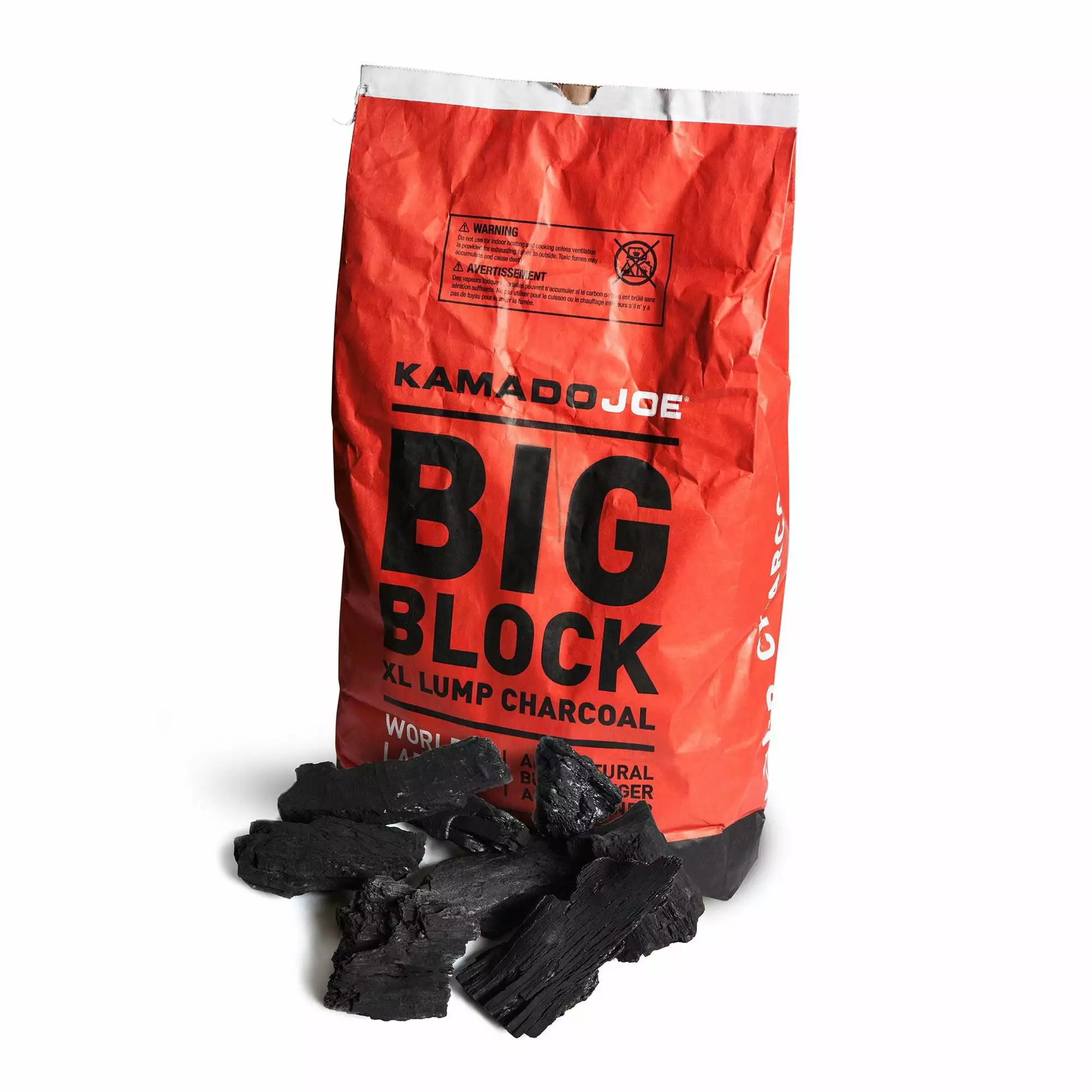 Kamado Joe All Natural Big Block XL Luxury Charcoal 20 Pounds 3 Pack