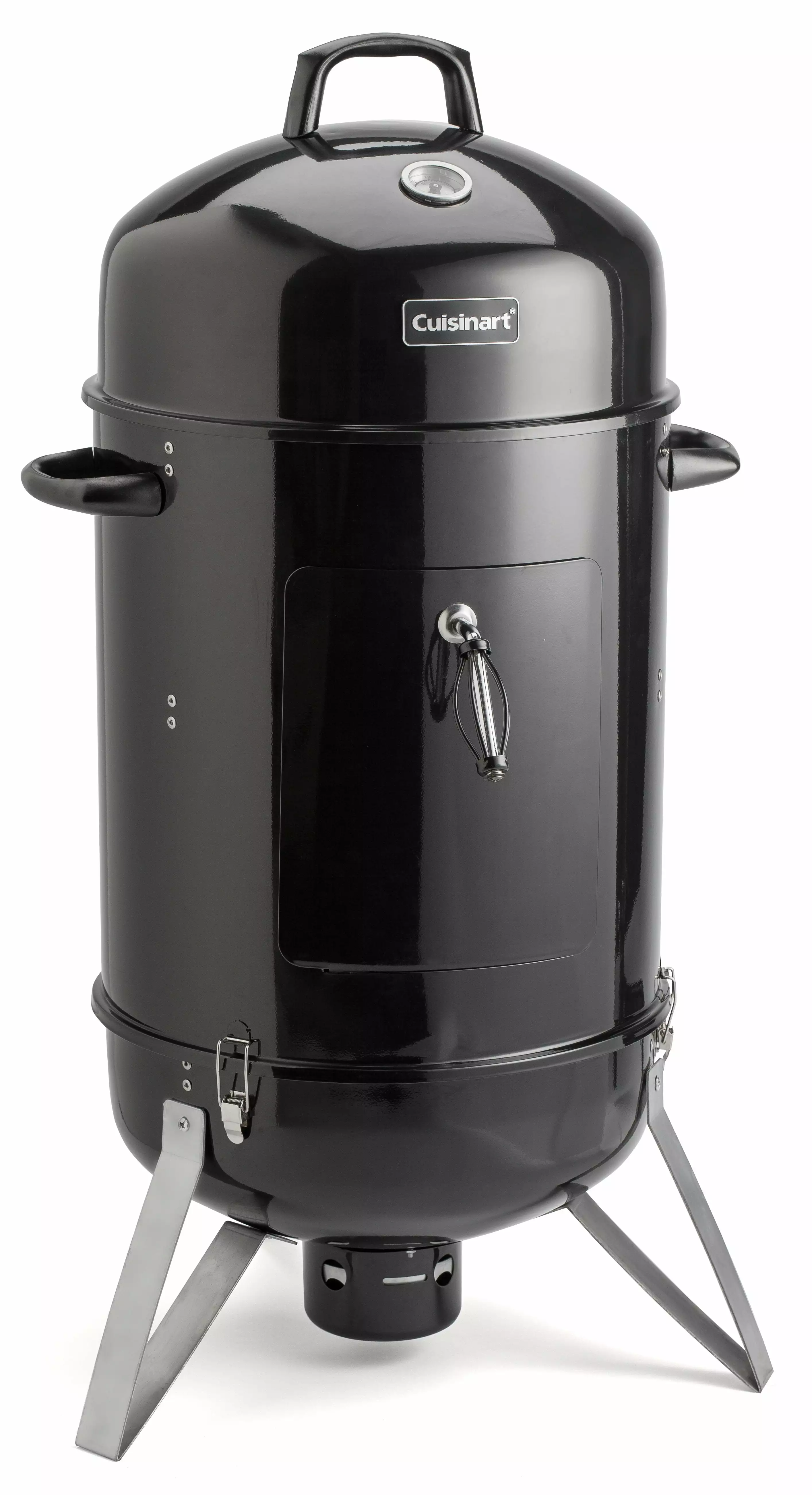 Cuisinart COS-118 Vertical 18 Inch Charcoal Smoker Grill Dual Vents Black