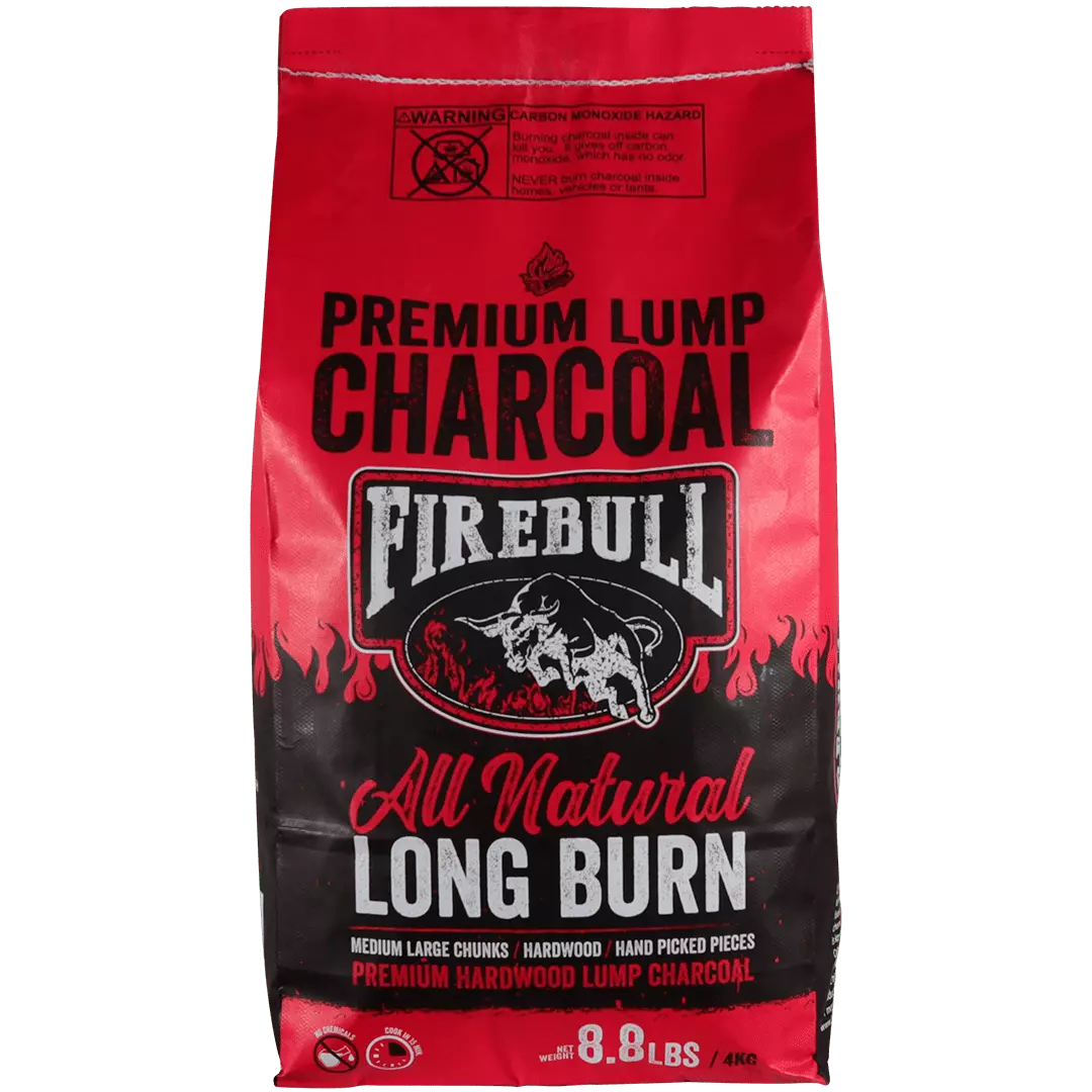 Firebull Luxury Lump Charcoal 8.8lb High Heat BBQ and Grilling