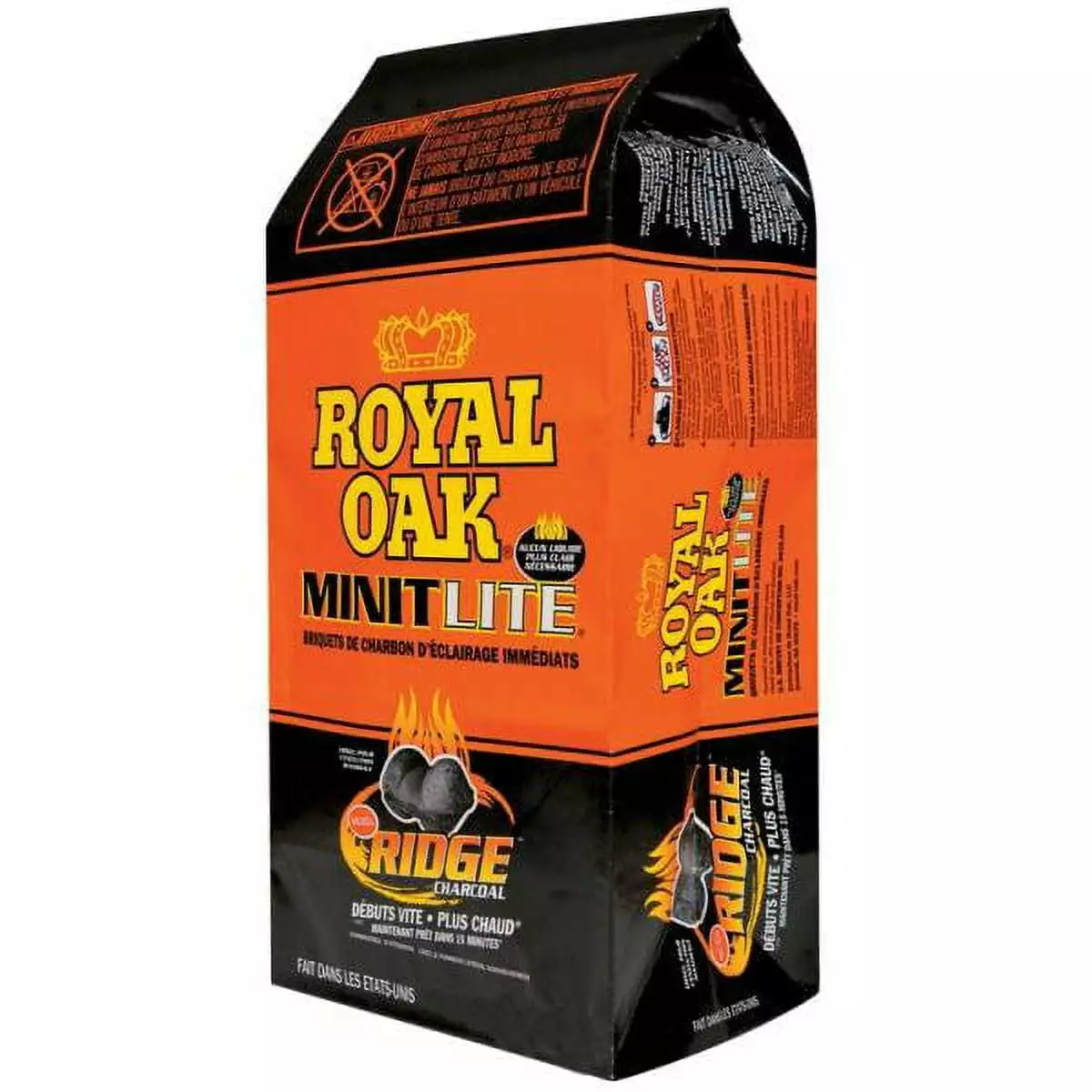 Royal Oak 198-200-128 Instant Charcoal Briquet 6.2 Lbs Each Fast Lighting