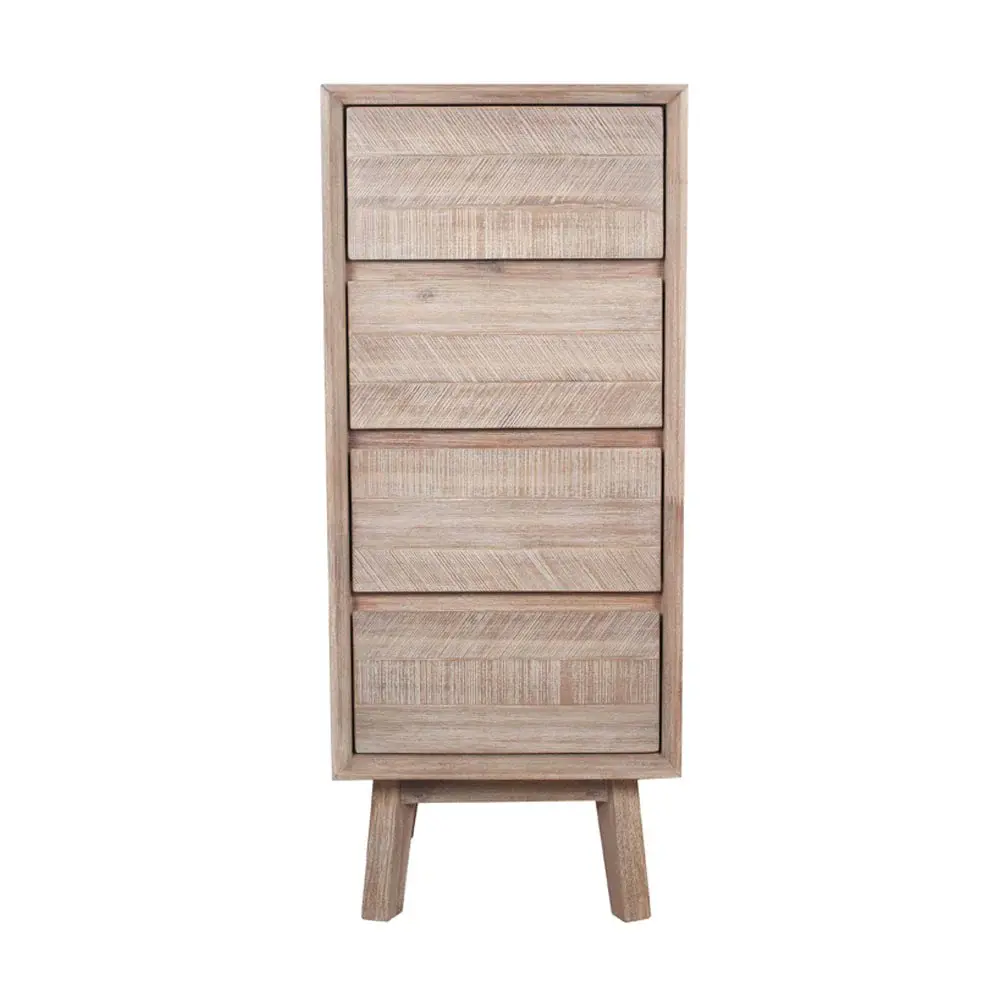 Space Saving Bunk Melville Acacia Wood 4 Drawer Towering Boy - Sand Wash