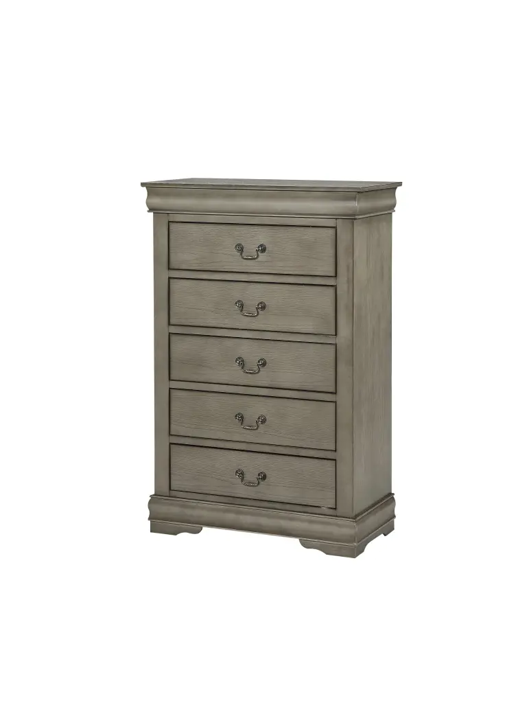 LOUIS PHILIP CHEST GREY - Modern Grey Chest Living Room or Bedroom