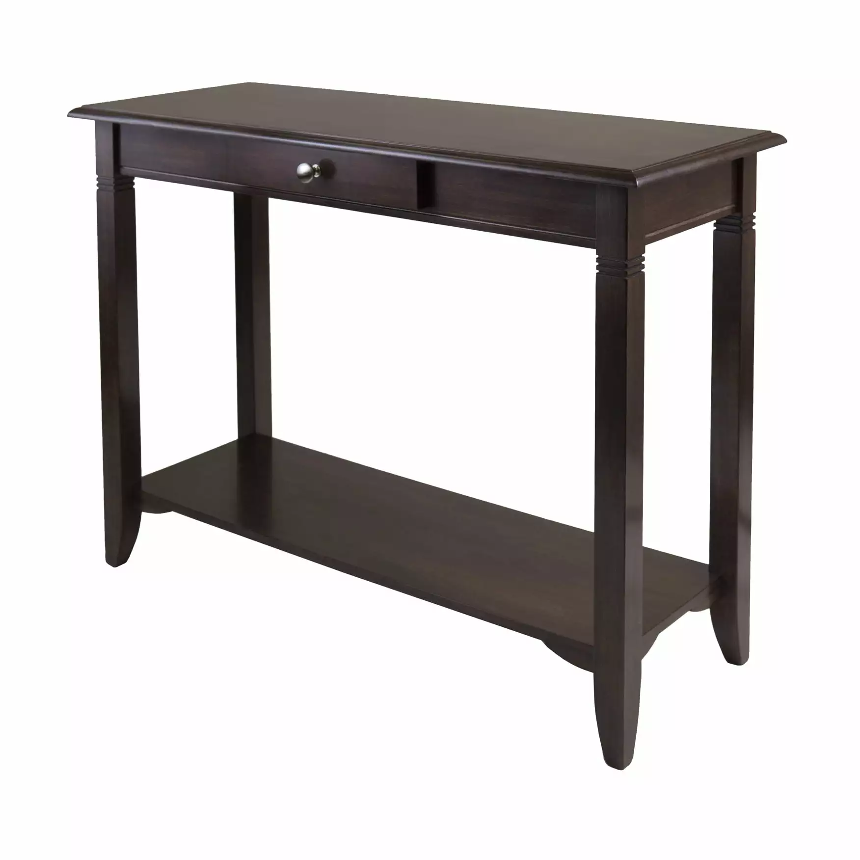 Winsome Wood Nolan Hall Console Table Cappuccino Finish Console