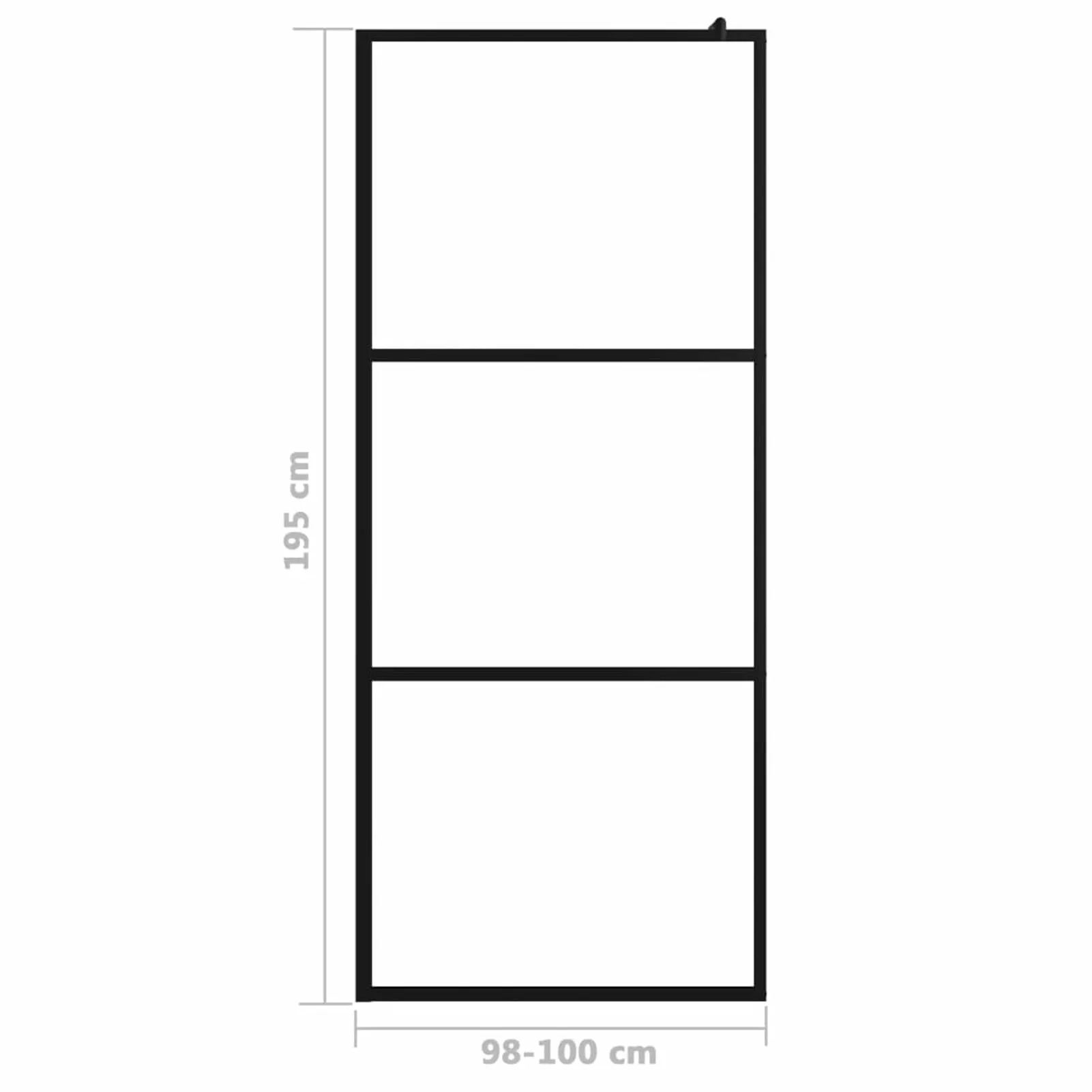 Andoer Clear Door Panel Wall Adjustable Screen 39.4x76.8 - Modern Room Divider