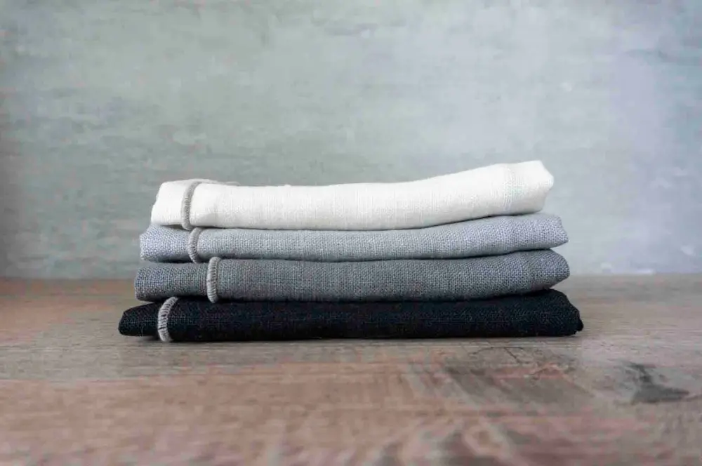 Linen Cloth Napkins - Winter Ice Mix (Set 4)