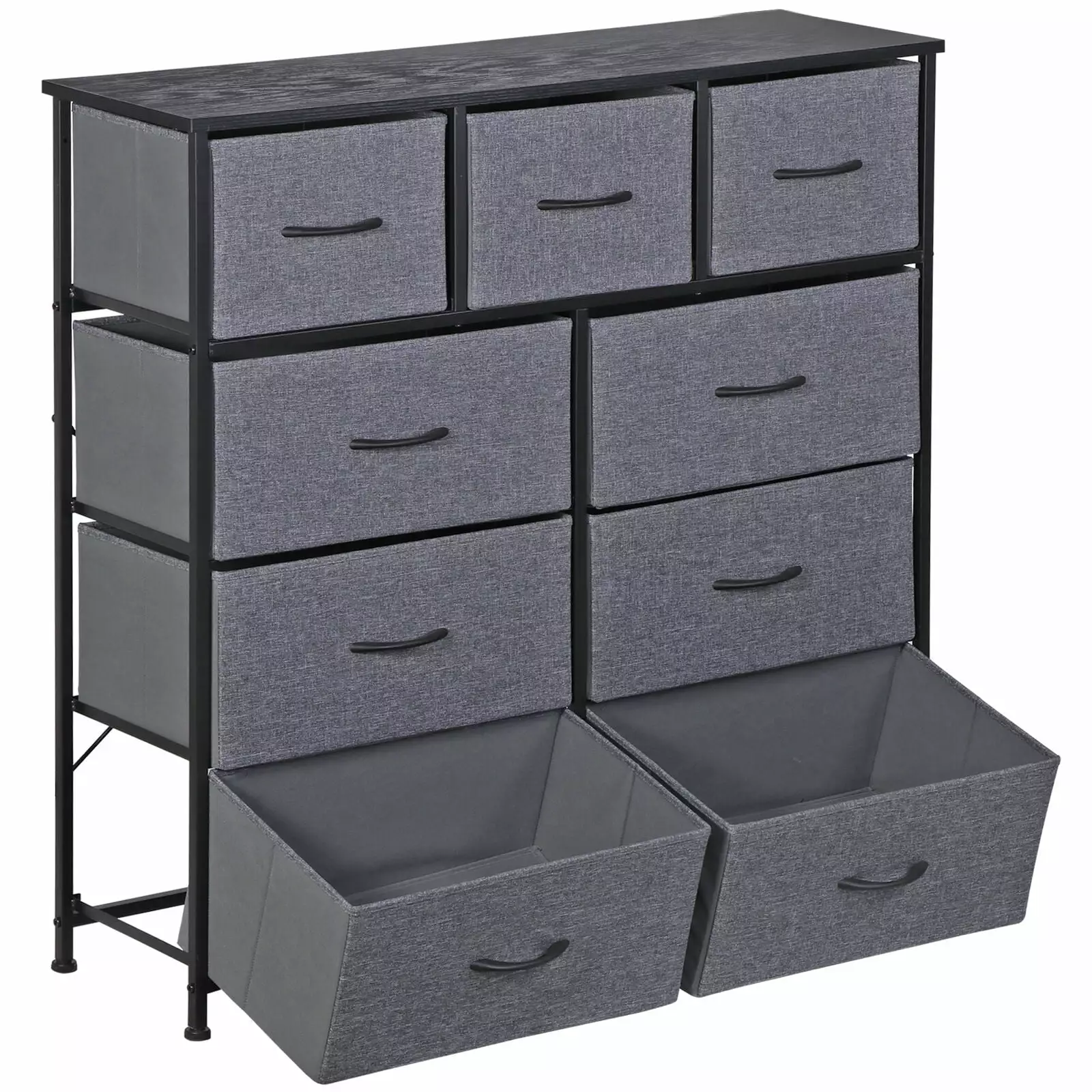 ZGBY 9 Drawer Dresser Storage Tower Closet Nursery Bedside Living Room Laundry ZGBY Home Products