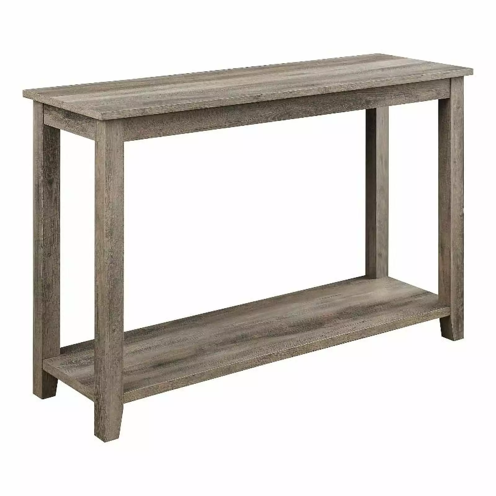Pemberly Row 48 Inch Indoor Coastal Wood Sofa Table Gray Wash Beach House Decor Console