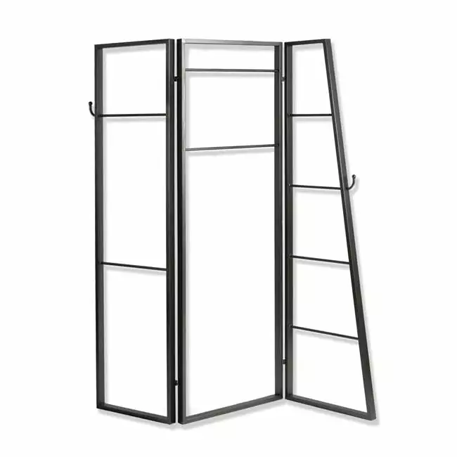 Coatrack Screen Room Divider - Functional and Stylish Home Decor Jagged Designs