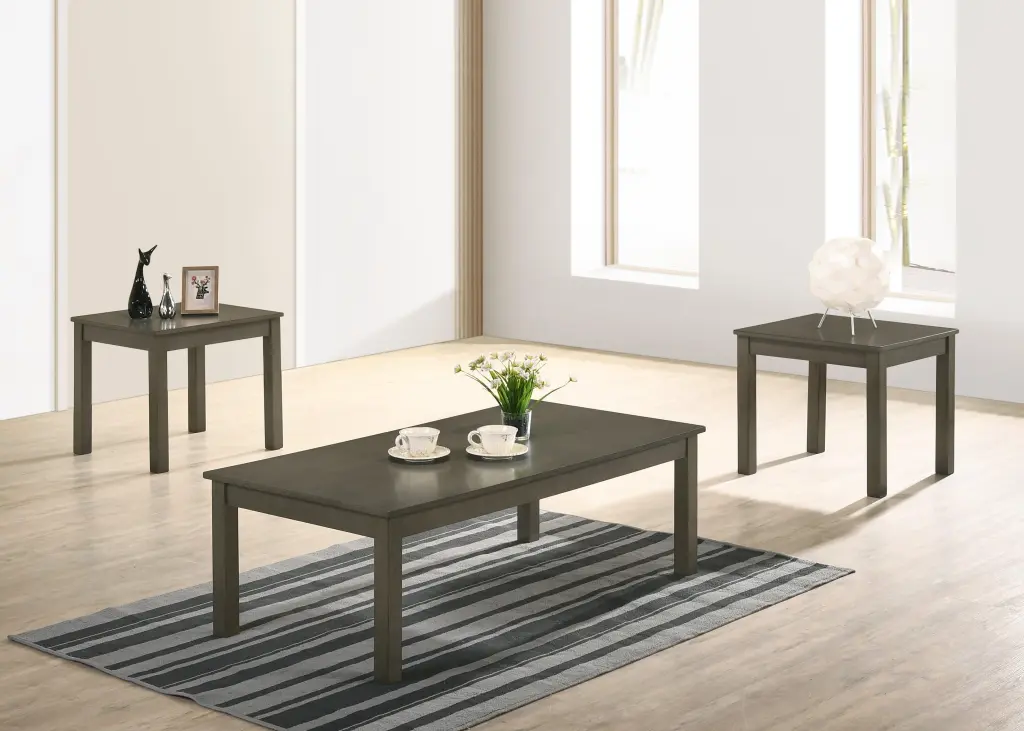 3-Piece Pierce Cocktail Set Grey - Contemporary Glass Drinkware Cocktails