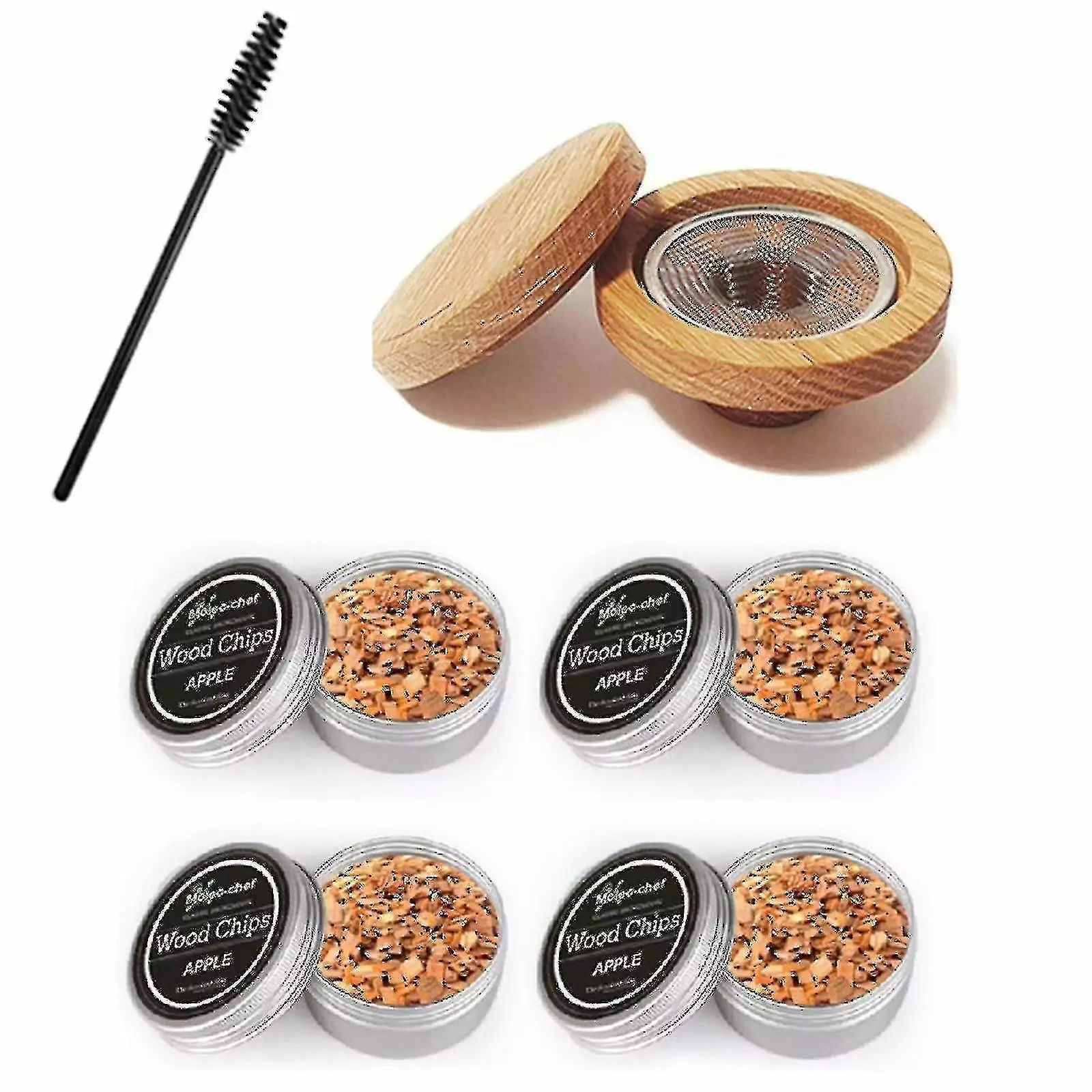 Cocktail Smoker Kit Flavors Wood Chips Old Fashioned Drinks DOTDROPTRY