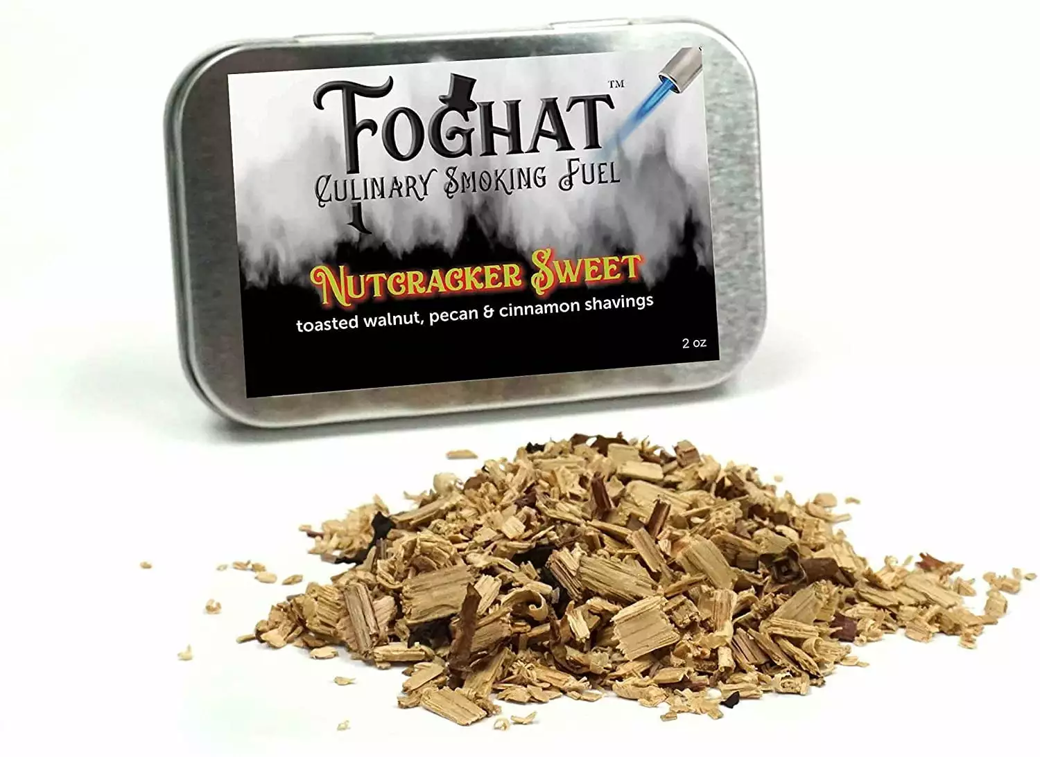 FogHat Nutcracker Sweet Wood Chips Cocktail Smoker Kit Drink Smoker