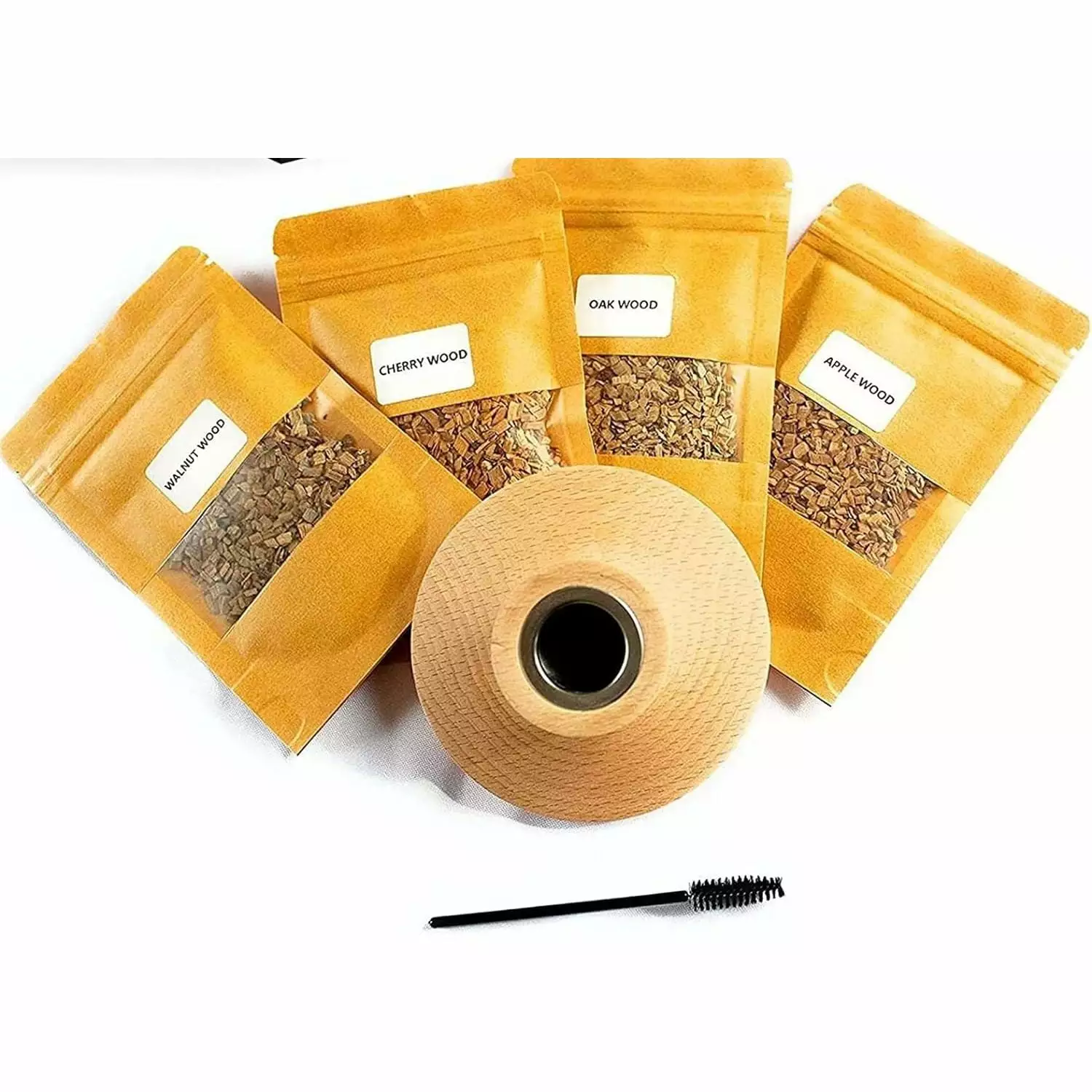 Cocktail Smoker Kit Whiskey Bourbon Infutilizer 4 Flavored Wood Chips JHS