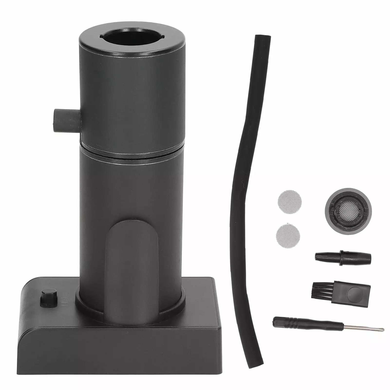 Adjustable Gear Aluminum and Zinc Alloy Handheld Drink Cocktail Smoker Infuser Kit Kitchen Black XuYing